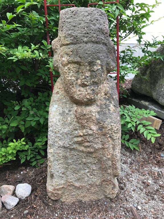 Korea Ancient Stone Guardian Figure, Early Joseon Dynasty, 1450 AD For