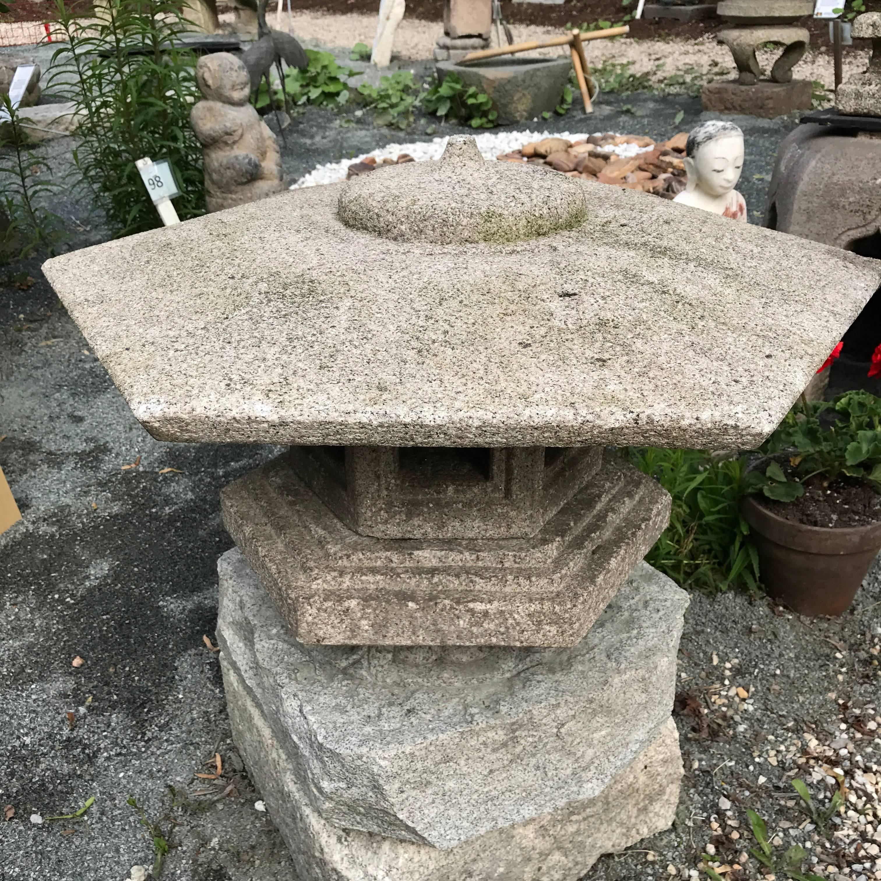 Japanese Antique Stone Lantern 1