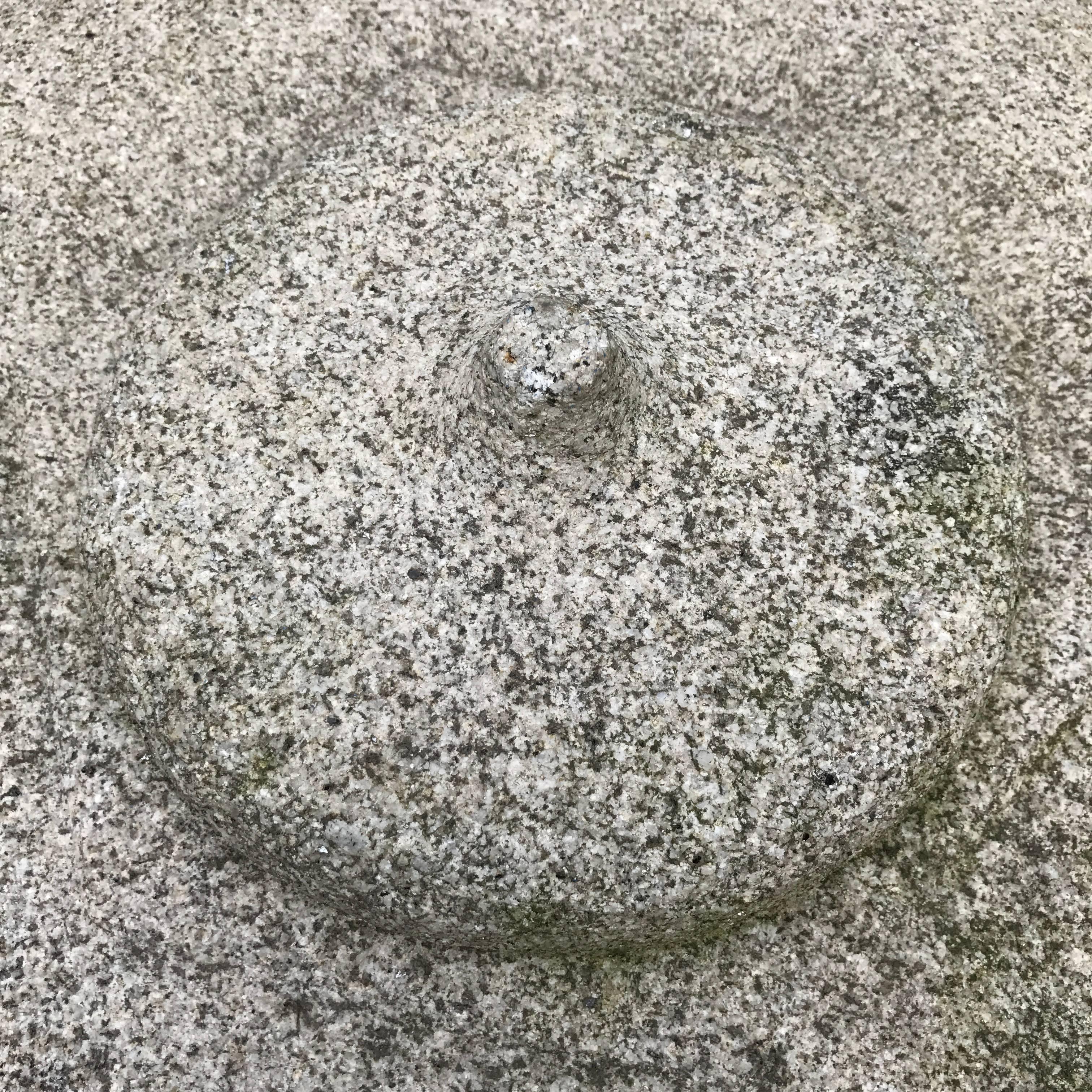 Hand-Carved Japanese Antique Stone Lantern