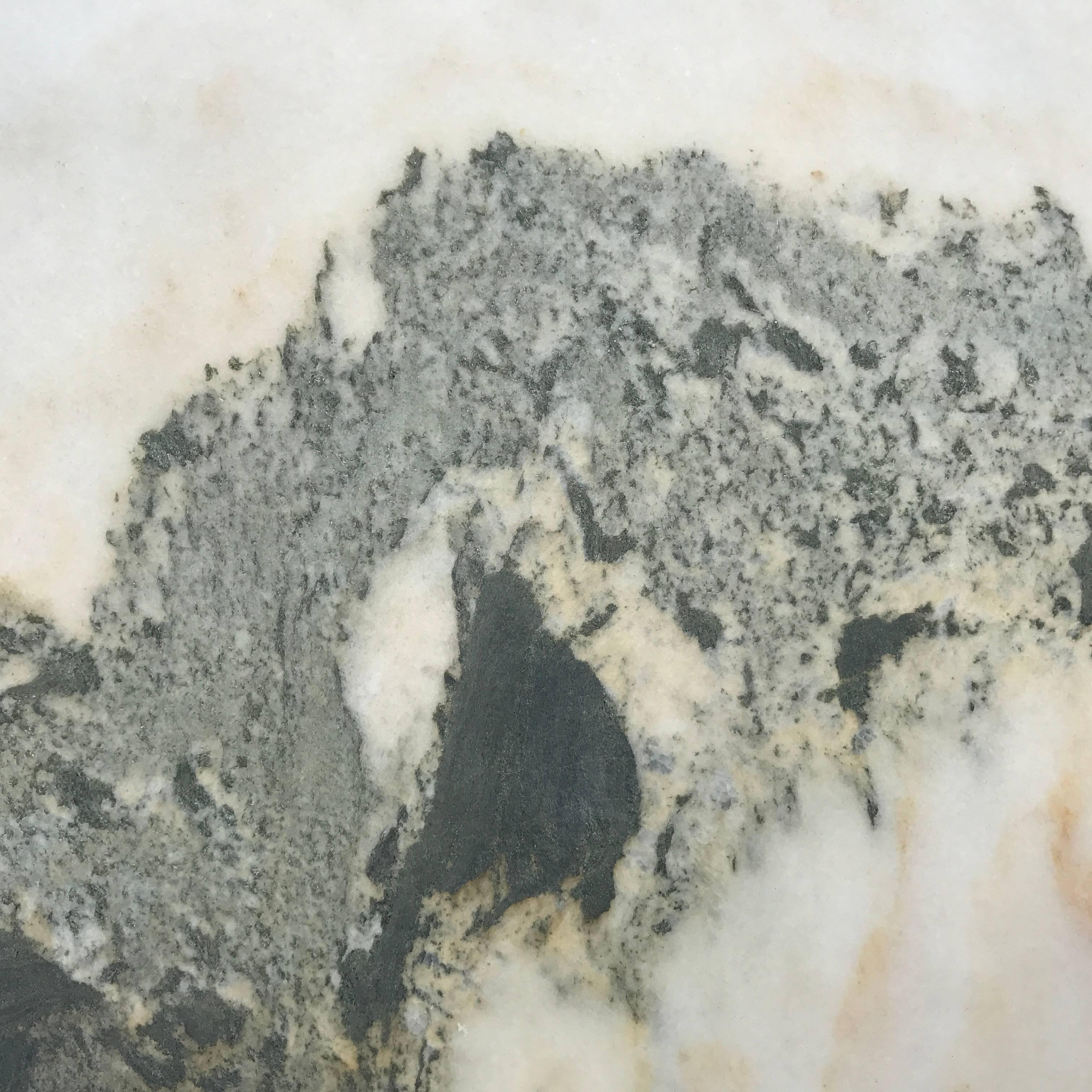 China Große Berglandschaft aus natürlichem Marmor „Painting“  im Zustand „Gut“ im Angebot in South Burlington, VT