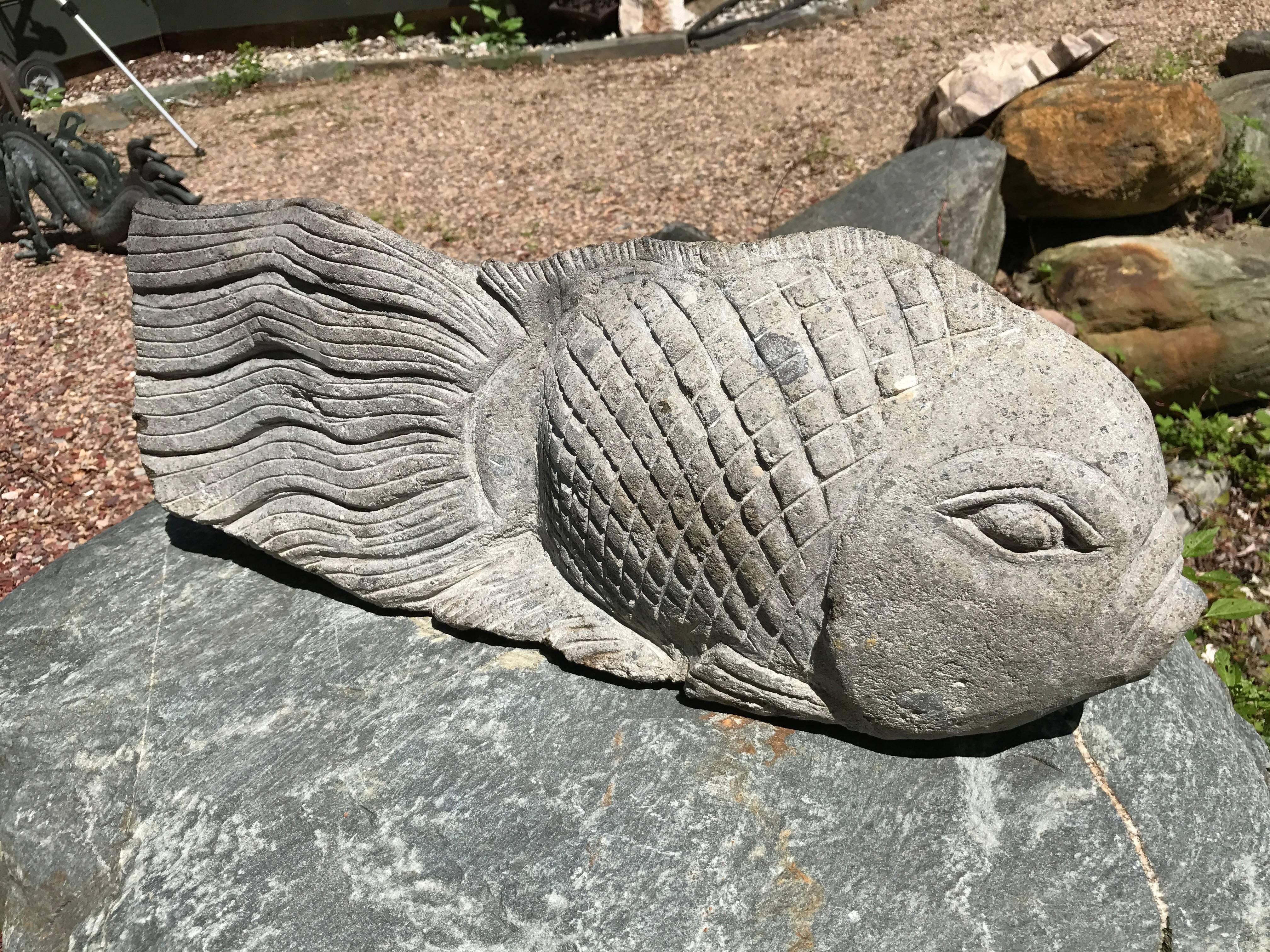 Big Fish Sculpture for Home, Garden, or Nautical Fishermen's Themed Space 3