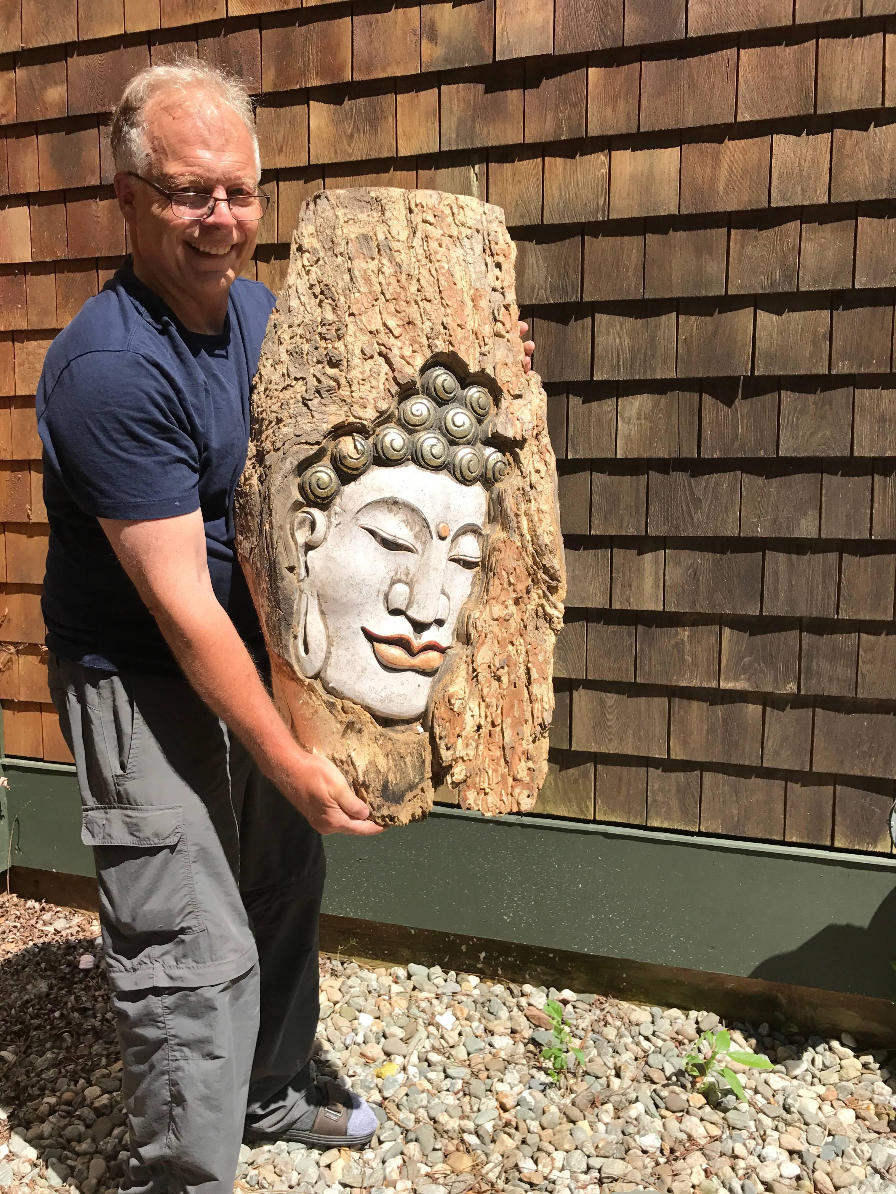 When I first learned that a friend of mine had discovered an overseas warehouse with a few old Buddhist panels found in a corner- he got my immediate attention. We went one to acquire several of the best examples found and here is the lst. While