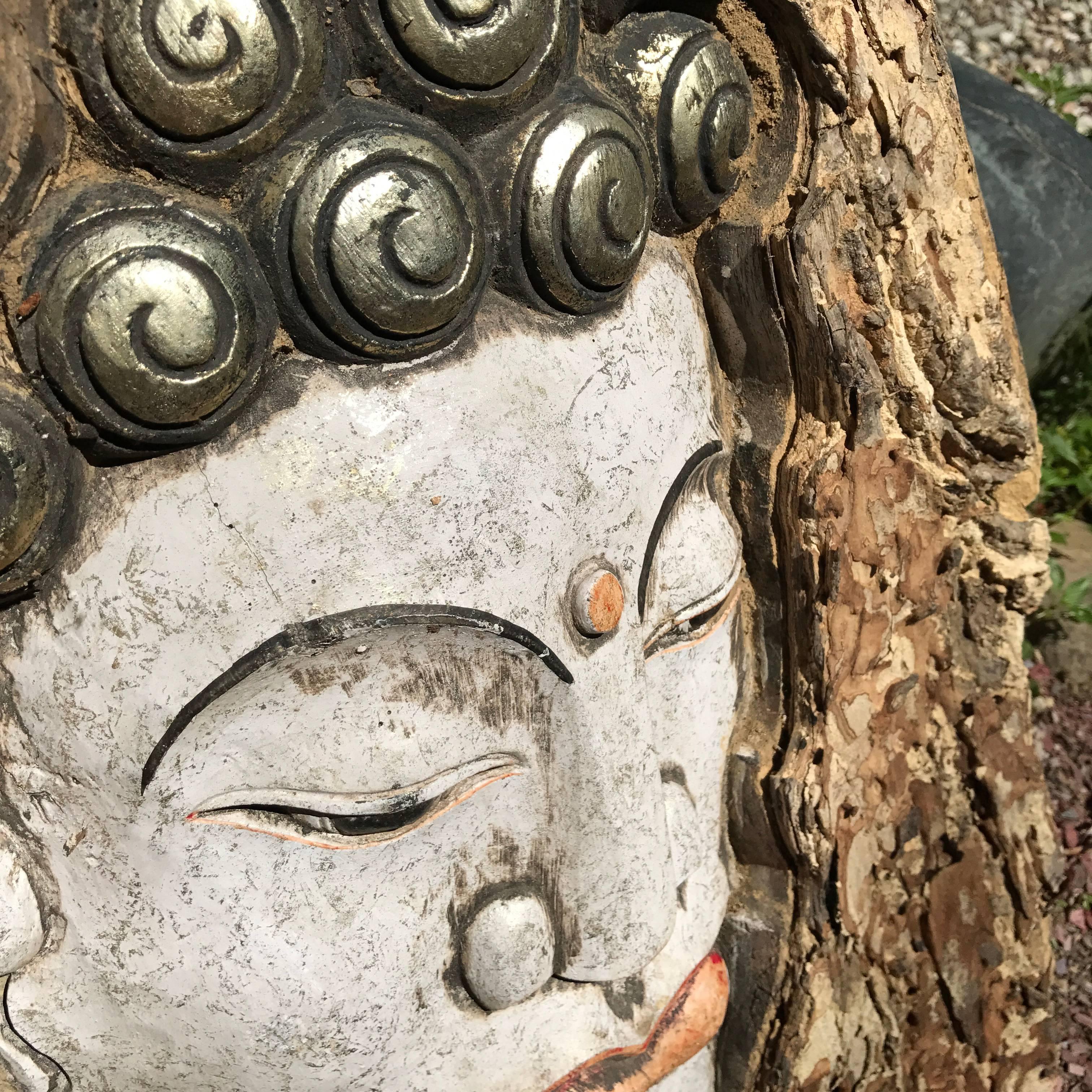Hand-Carved Buddha Sculpture 44