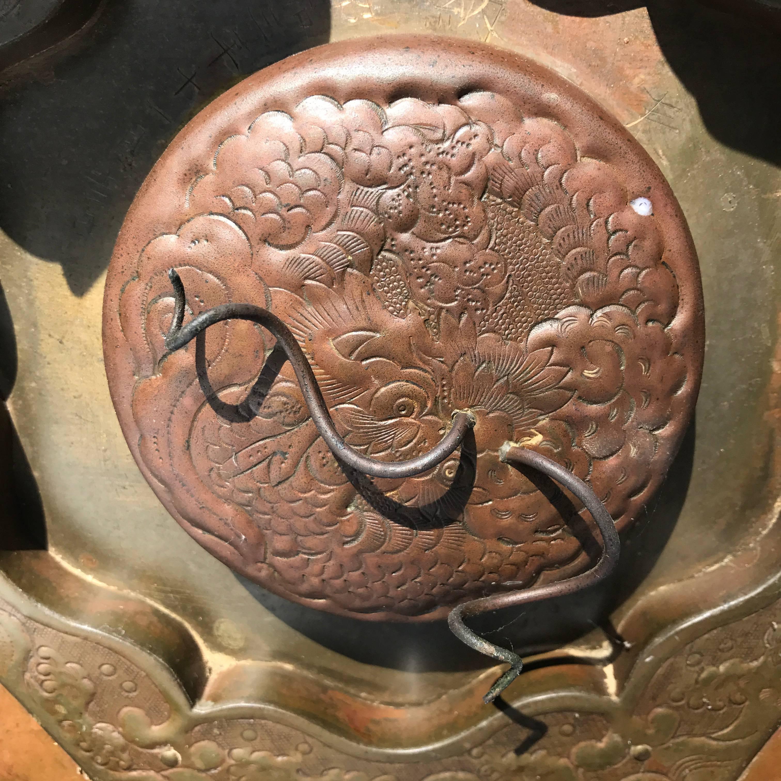 Japanese Extraordinary Pair of Handmade Antique Dragon Lanterns, Fine Details 3