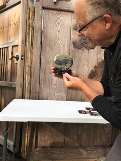 Chinese Stunning Pair of Natural Painting & Scholar Stones