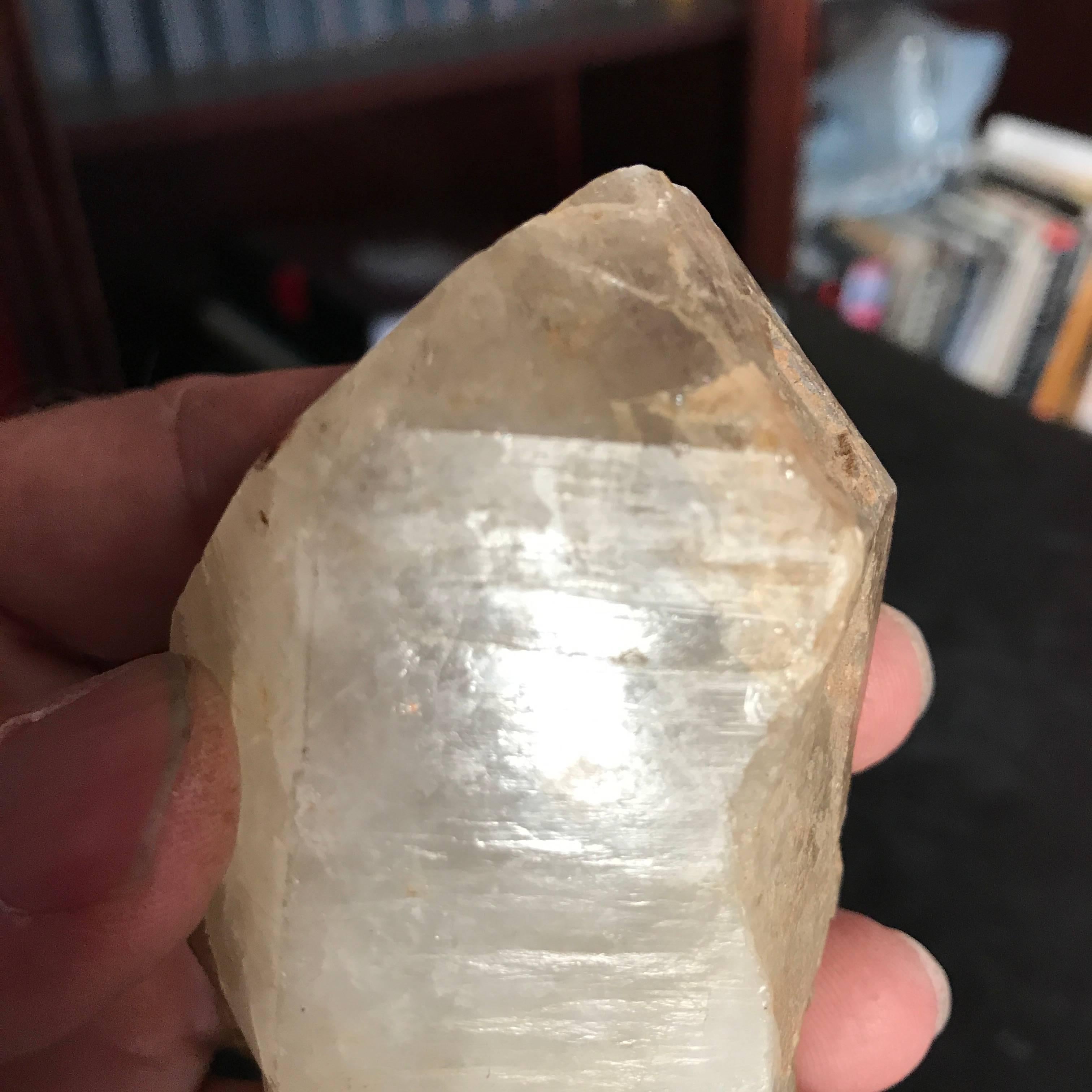 Chinese Antiquity Find: Ancient Spiritual Crystal Quartz Sculpture In Good Condition In South Burlington, VT