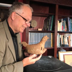 China Large Ancient Hen & Chicks 2000 Years Old Sculpture, Guaranteed Authentic