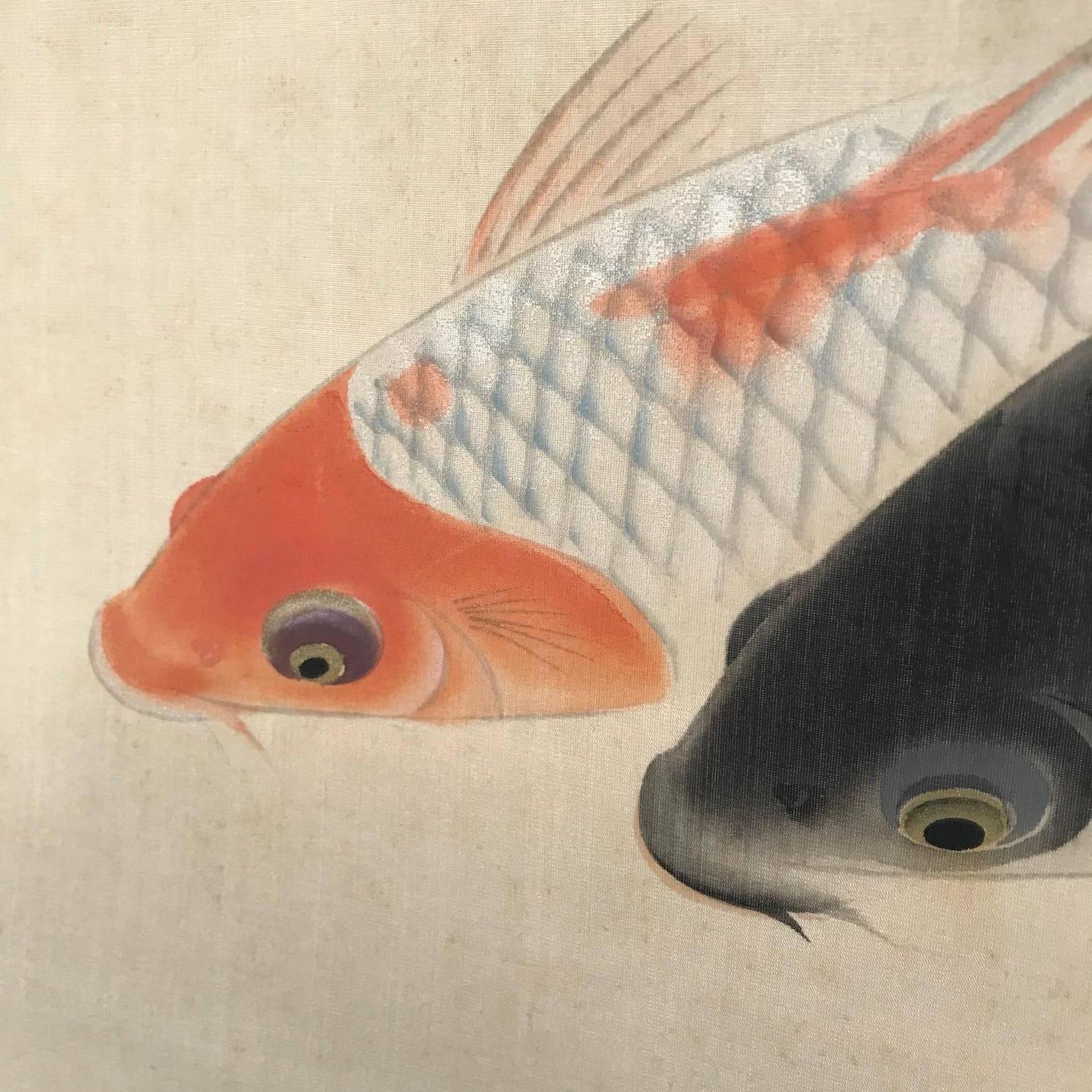 fish painting japanese