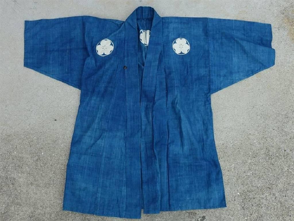 Japanese Fine Antique Samurai Indigo Dyed 