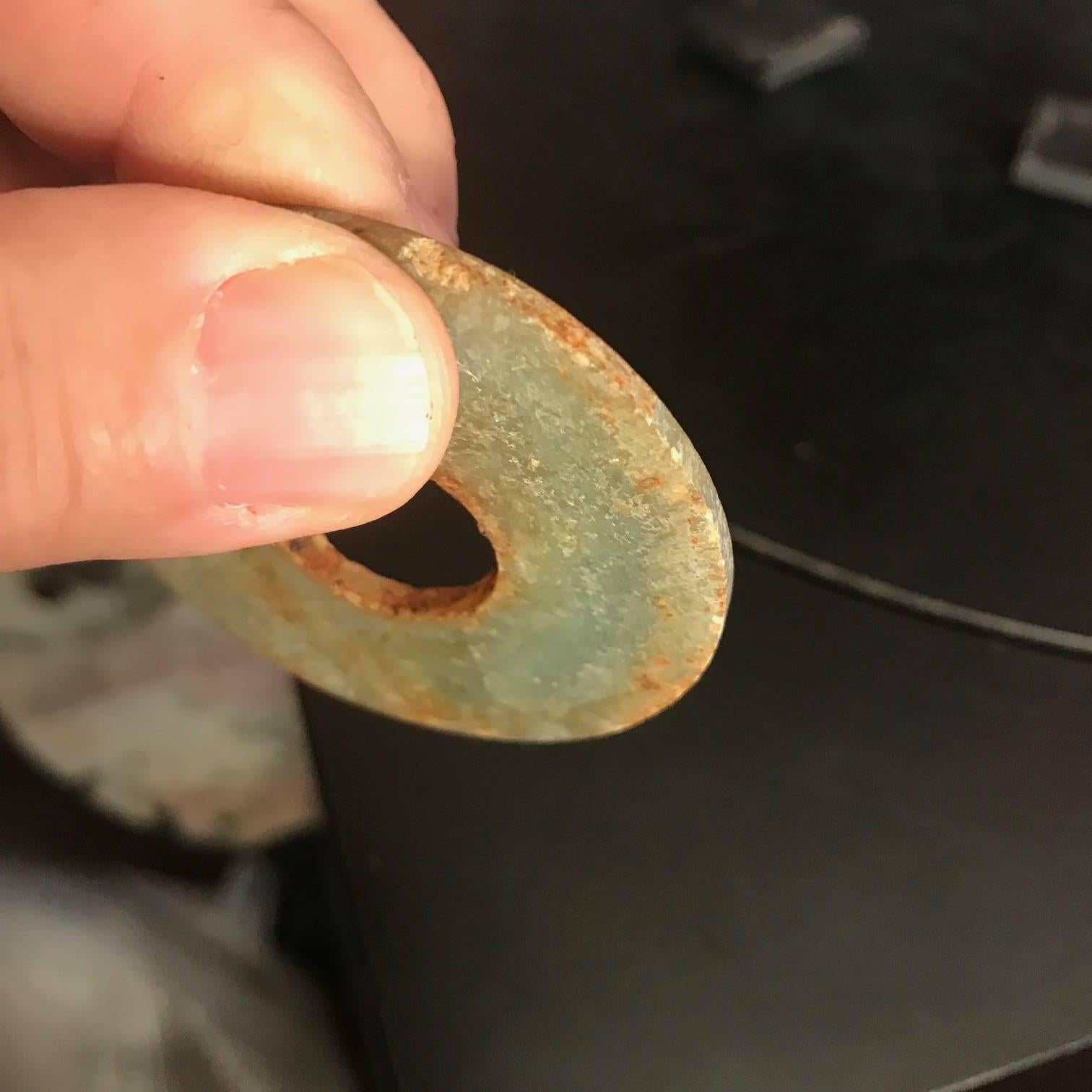 Ancient Chinese Handmade Jade Bi Group Genuine Artifacts from 2000 BC 2