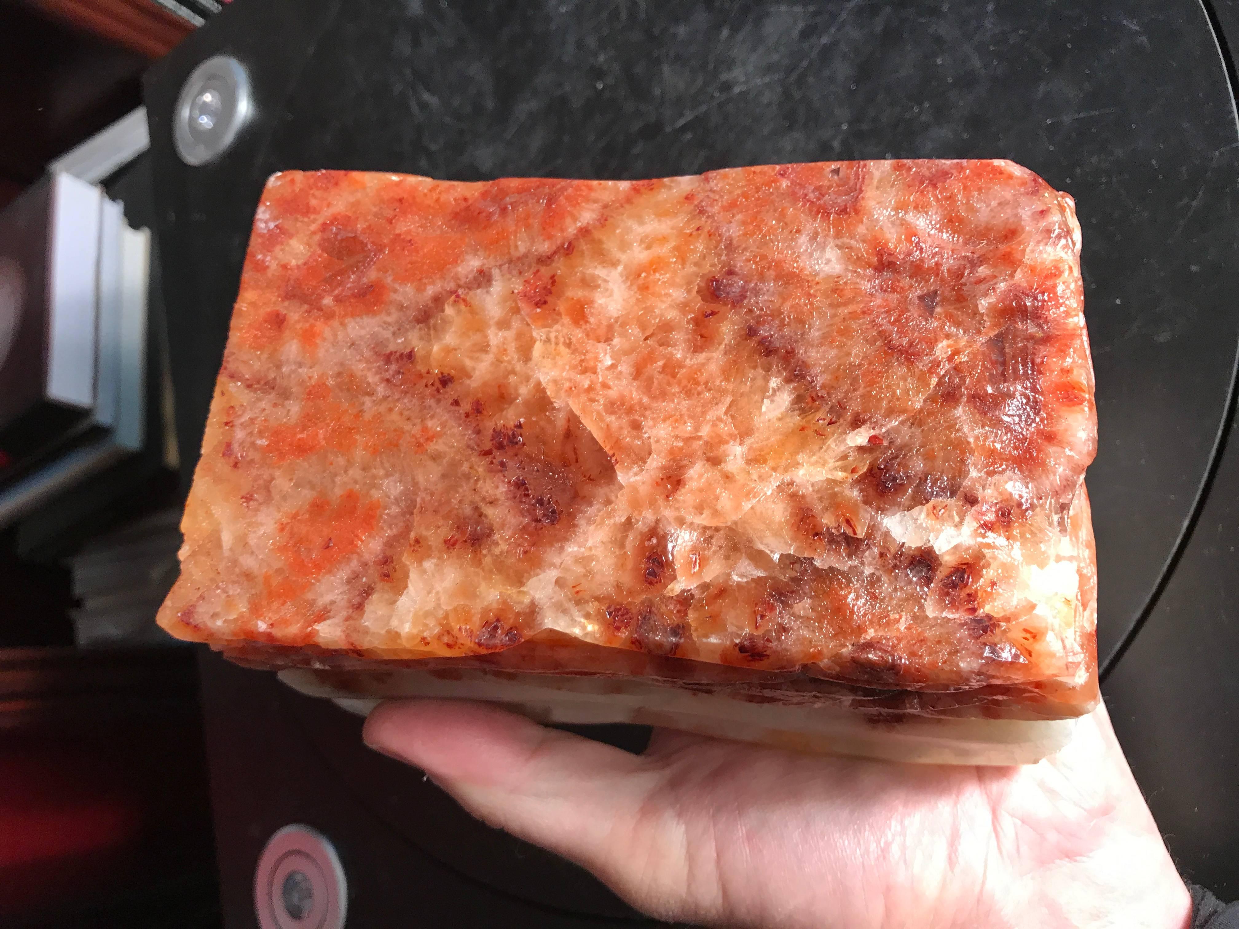 Chinese Fantastic Natural Stone Scholar Rock Viewing Stone Looks like Real Meat