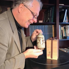 Japanese Important Dragon Bottle National Treasure Artist  Tatsuzo Shimaoka