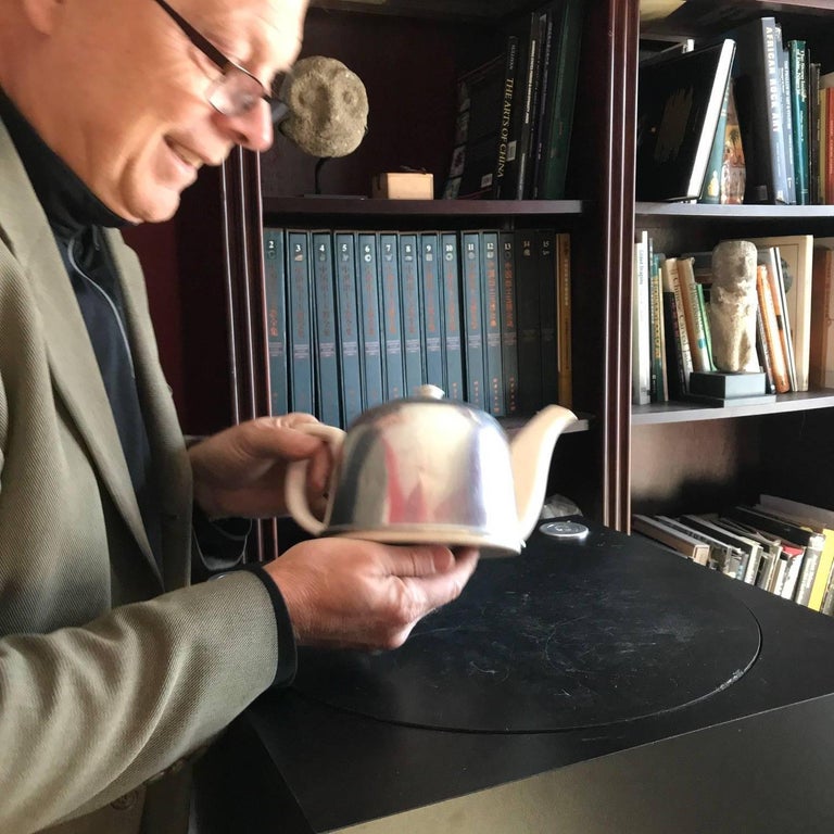 Japan Vintage Ceramic Tea Pot Modernist Style Warming Jacket Immediate