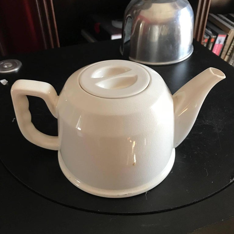 Japan Vintage Ceramic Tea Pot Modernist Style Warming Jacket Immediate