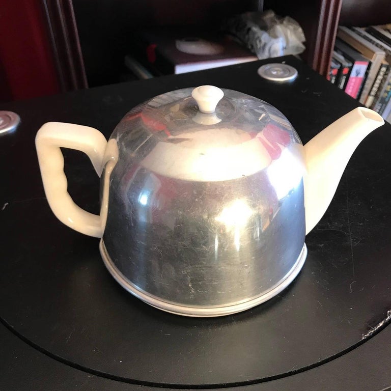 Japan Vintage Ceramic Tea Pot Modernist Style Warming Jacket Immediate