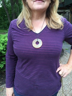 Ancient Chinese Heavenly Green Jade Bi Jewelry Pendant Unique Gift