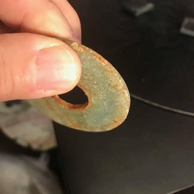 Ancient Chinese Green Jade Bi Jewelry Pendant at 1stDibs ancient chinese pendant, ancient