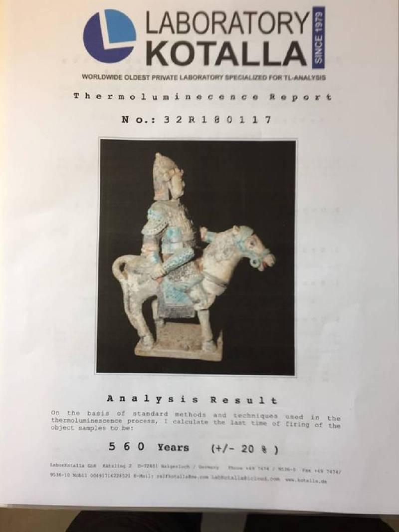 Important Ancient Imperial China Ming Military Horse Rider 3