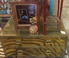 Brass Clad Chest by Sarreid Ltd