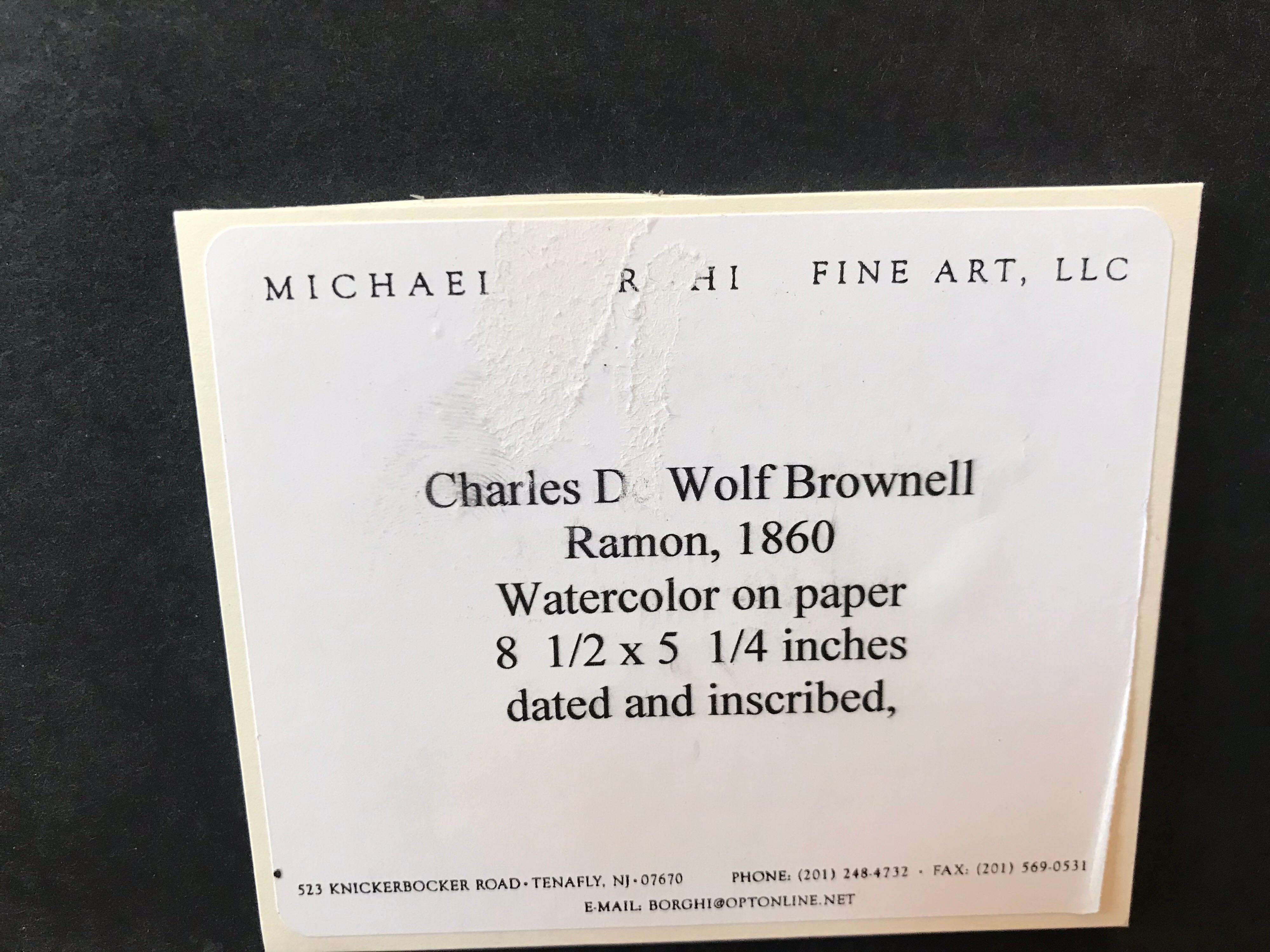 Pair of Charles De Wolf Brownell Watercolors 2