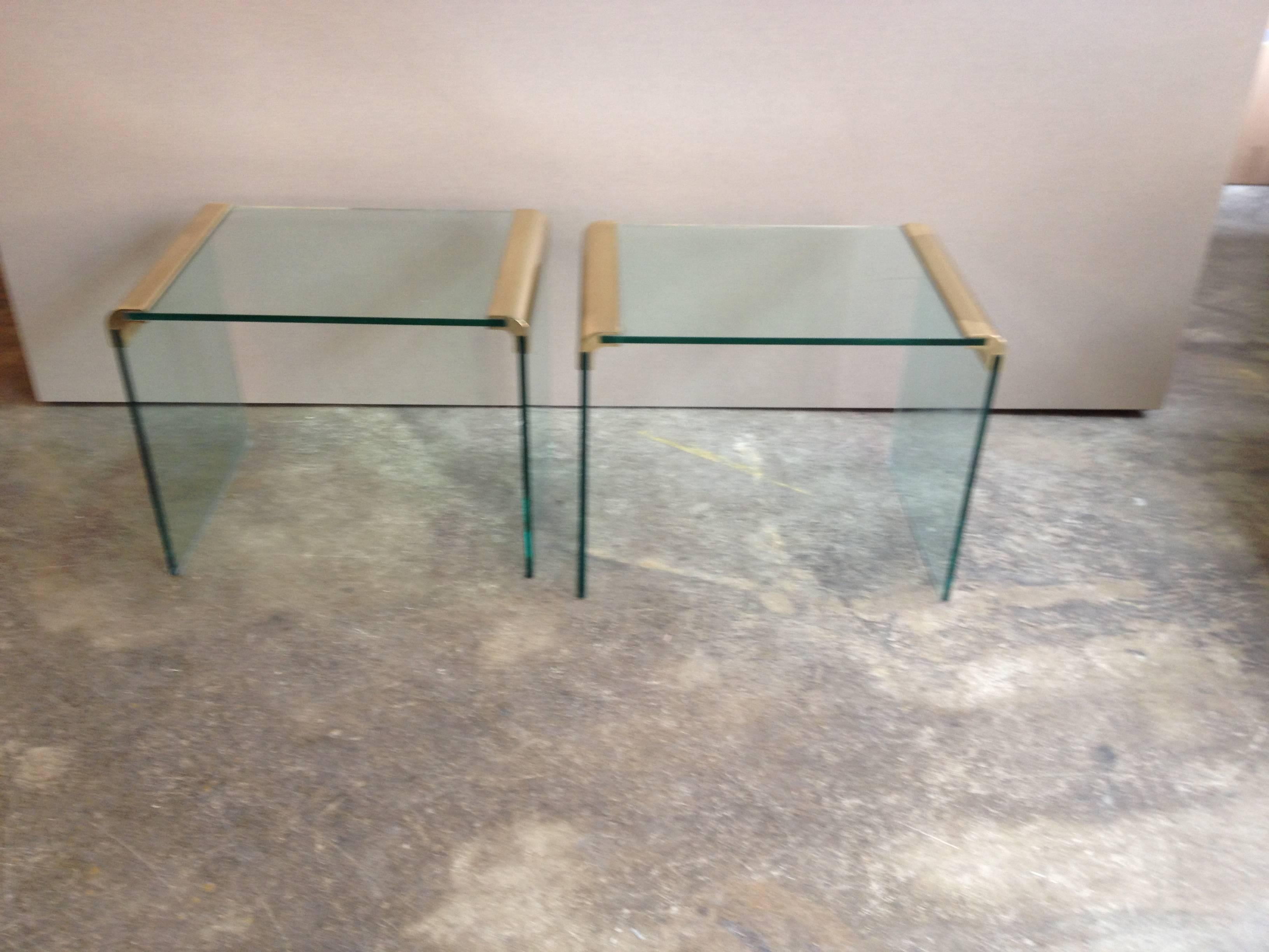 American Pair of Pace Side Tables