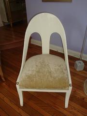 Pair of Spoon Back Chairs by Michael Taylor for Baker