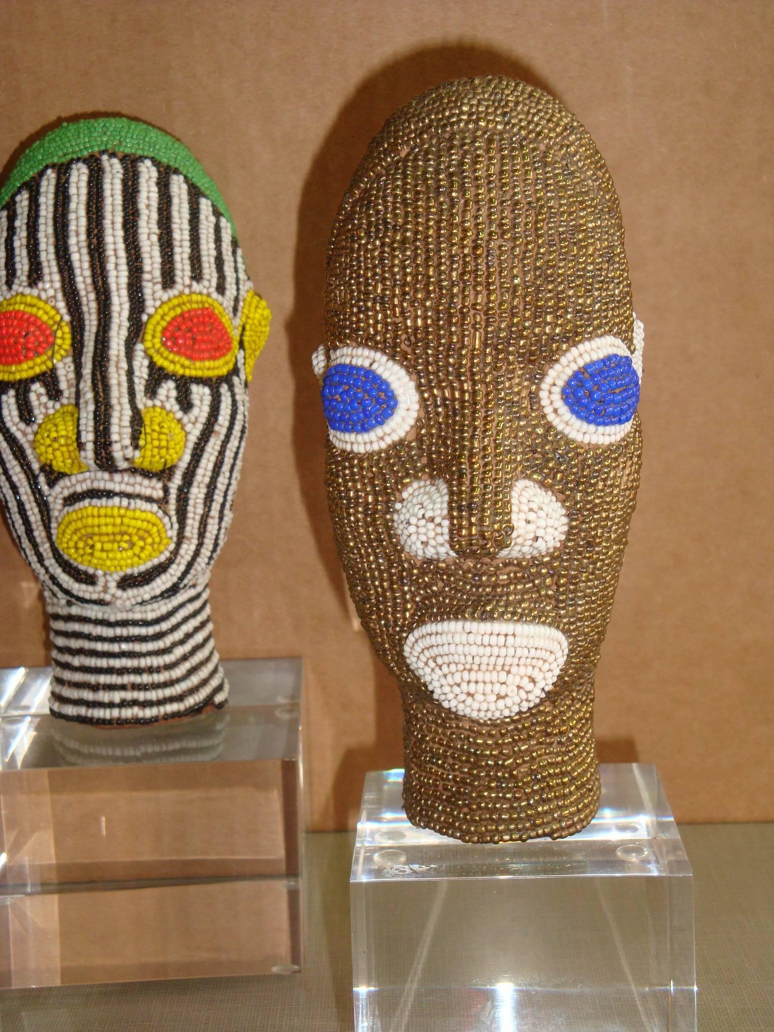 african head beads
