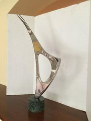 Polished Stainless Steel Sculpture by Jack Arnold