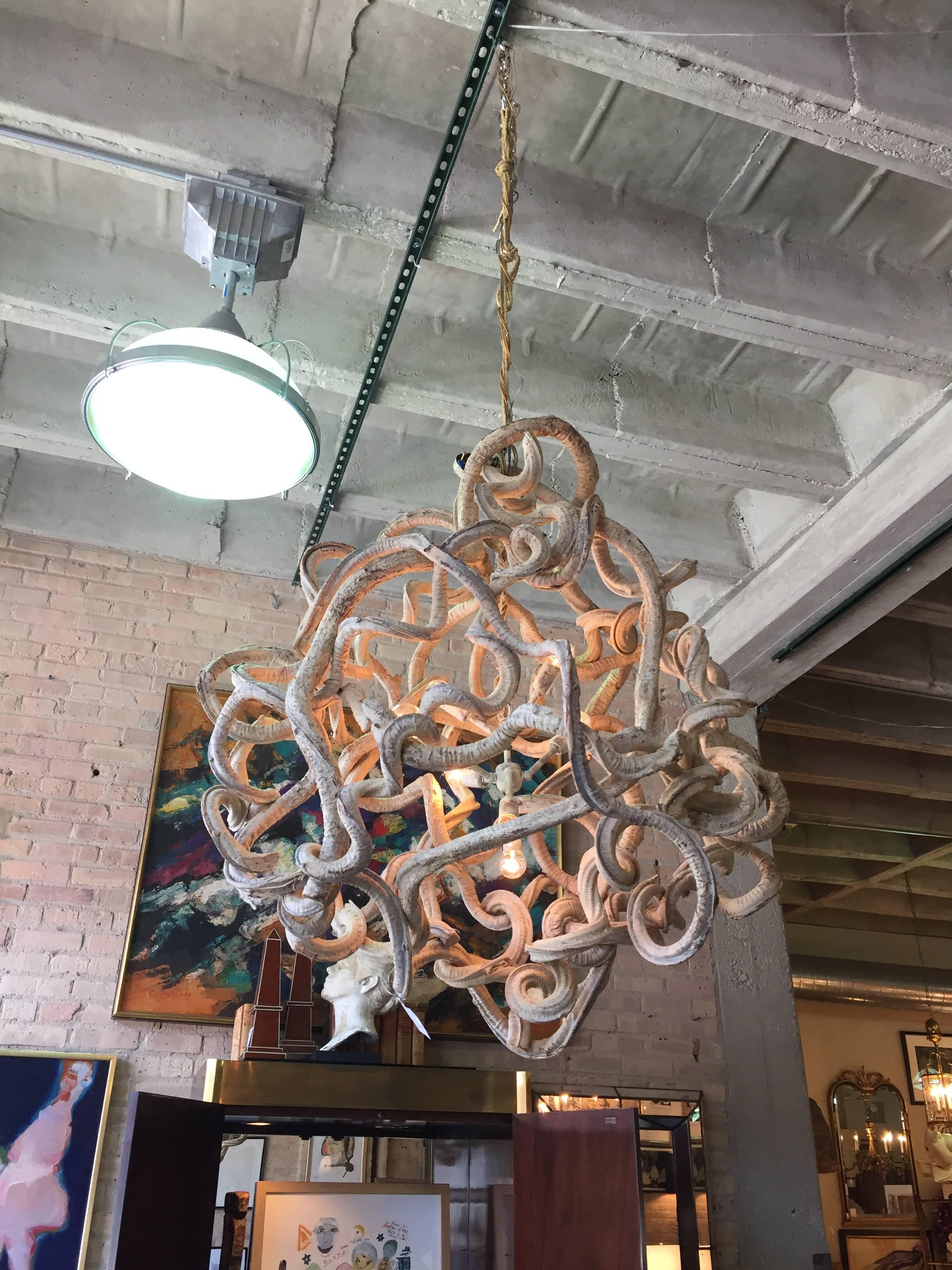 organic chandelier