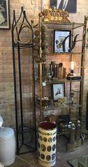 Iron and Gilt Trellis/Screen