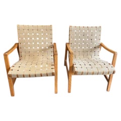 Pair of Jens Risom Lounge Chairs for Knoll