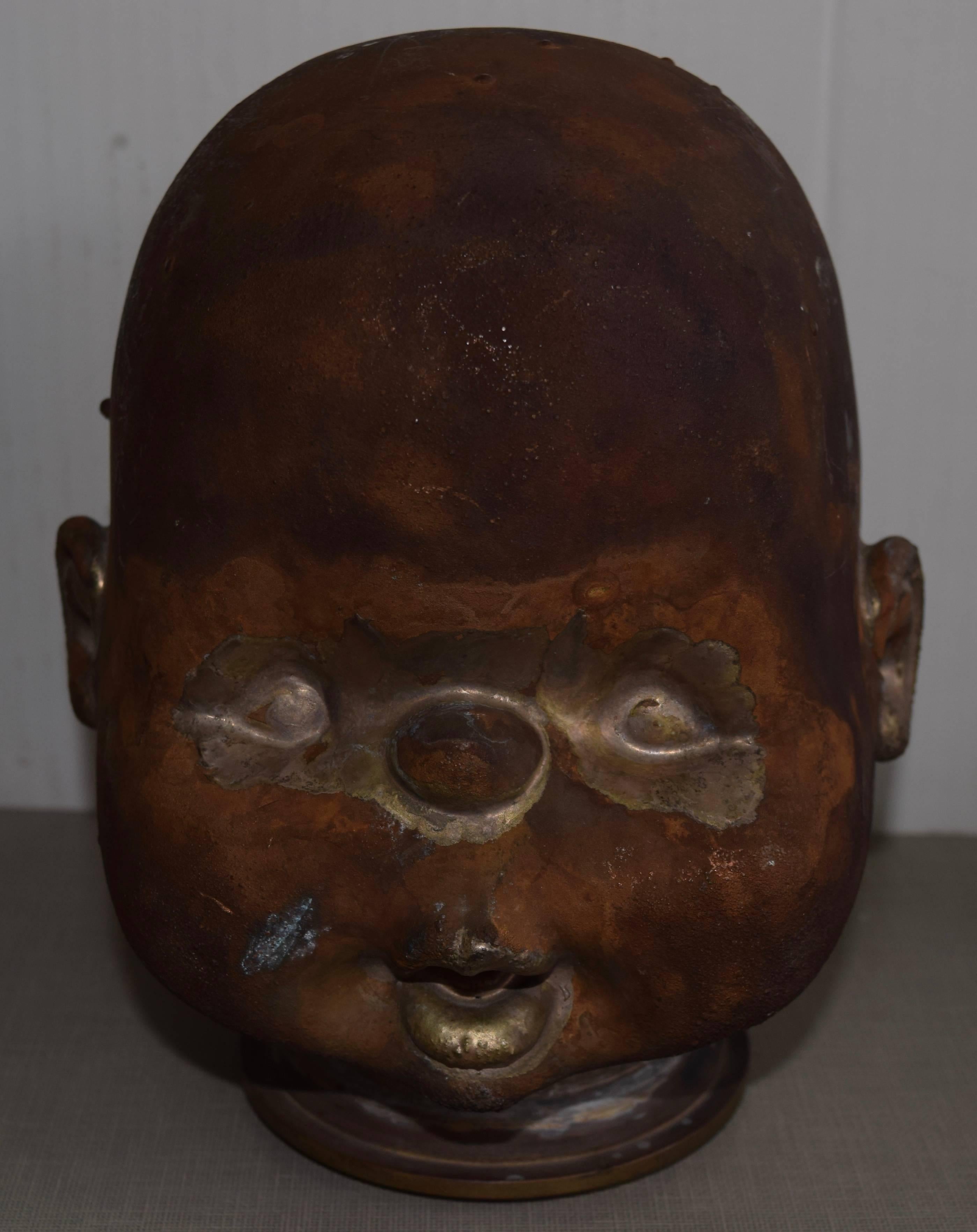 Industrial Set of Mid-Century Doll Head Molds