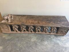 Hand-Carved Bamileke  Bed from Cameroon