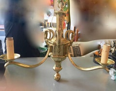 Brass Gazelle Chandelier by Chapman