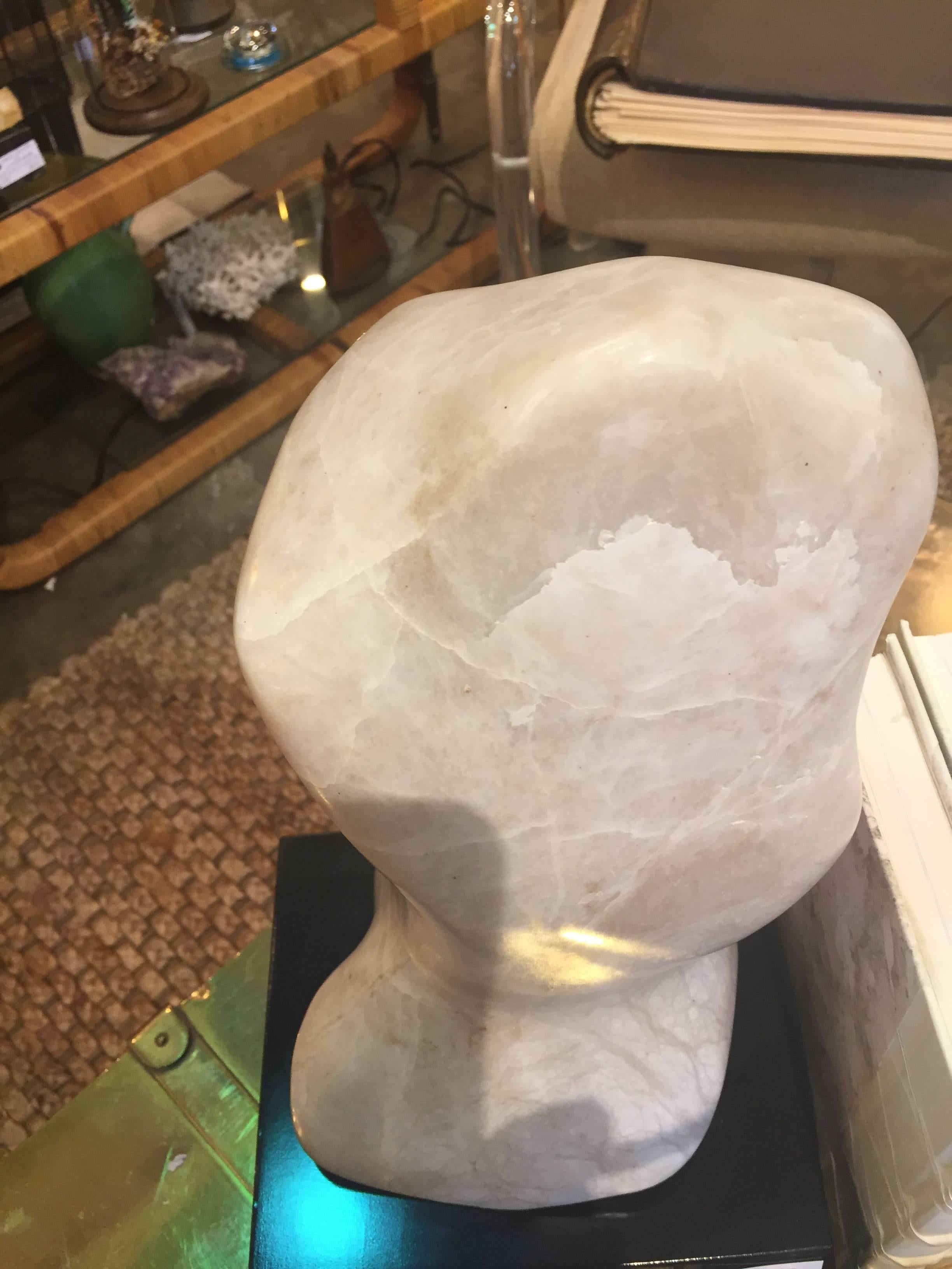 Mid-Century Modern Abstract Marble Sculpture In Excellent Condition In Chicago, IL