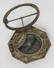 Dutch Brass Compass Pocket Dial, circa 1650