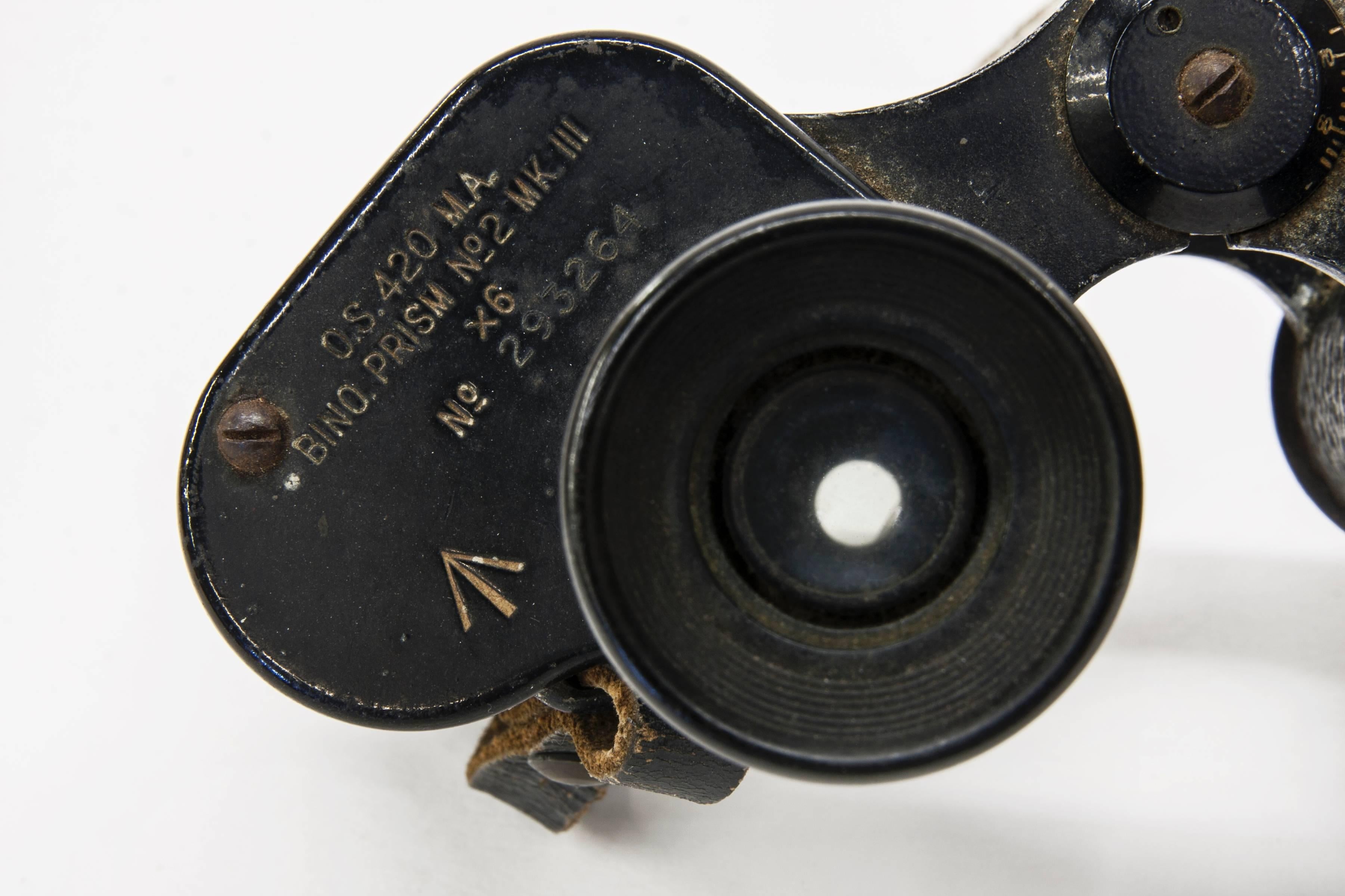 American WWII US Military Field Binoculars, 1943 For Sale