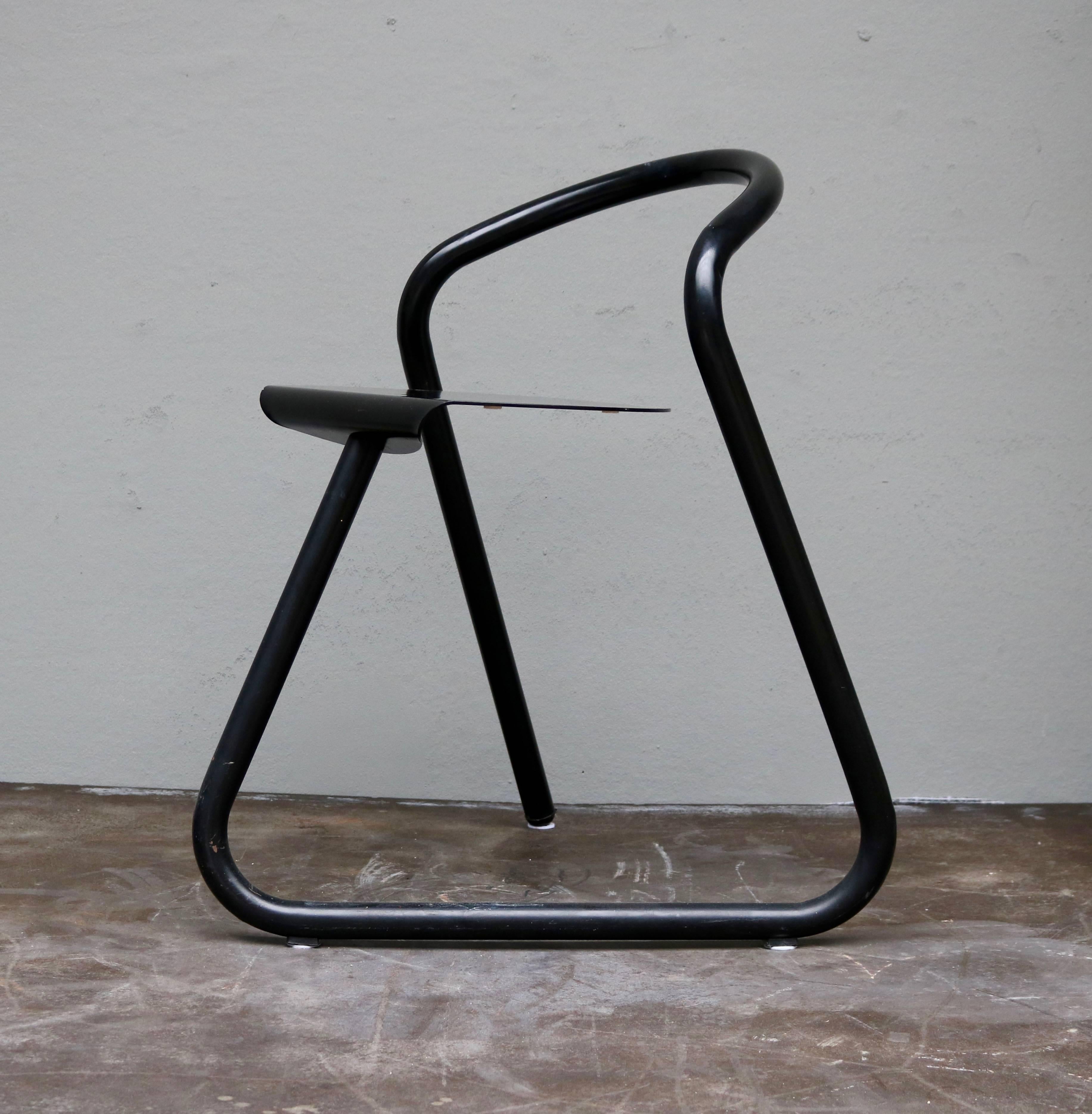 Late 20th Century Two Aluminum Chairs from the 1970s by the Danish Designer Erik Magnussen