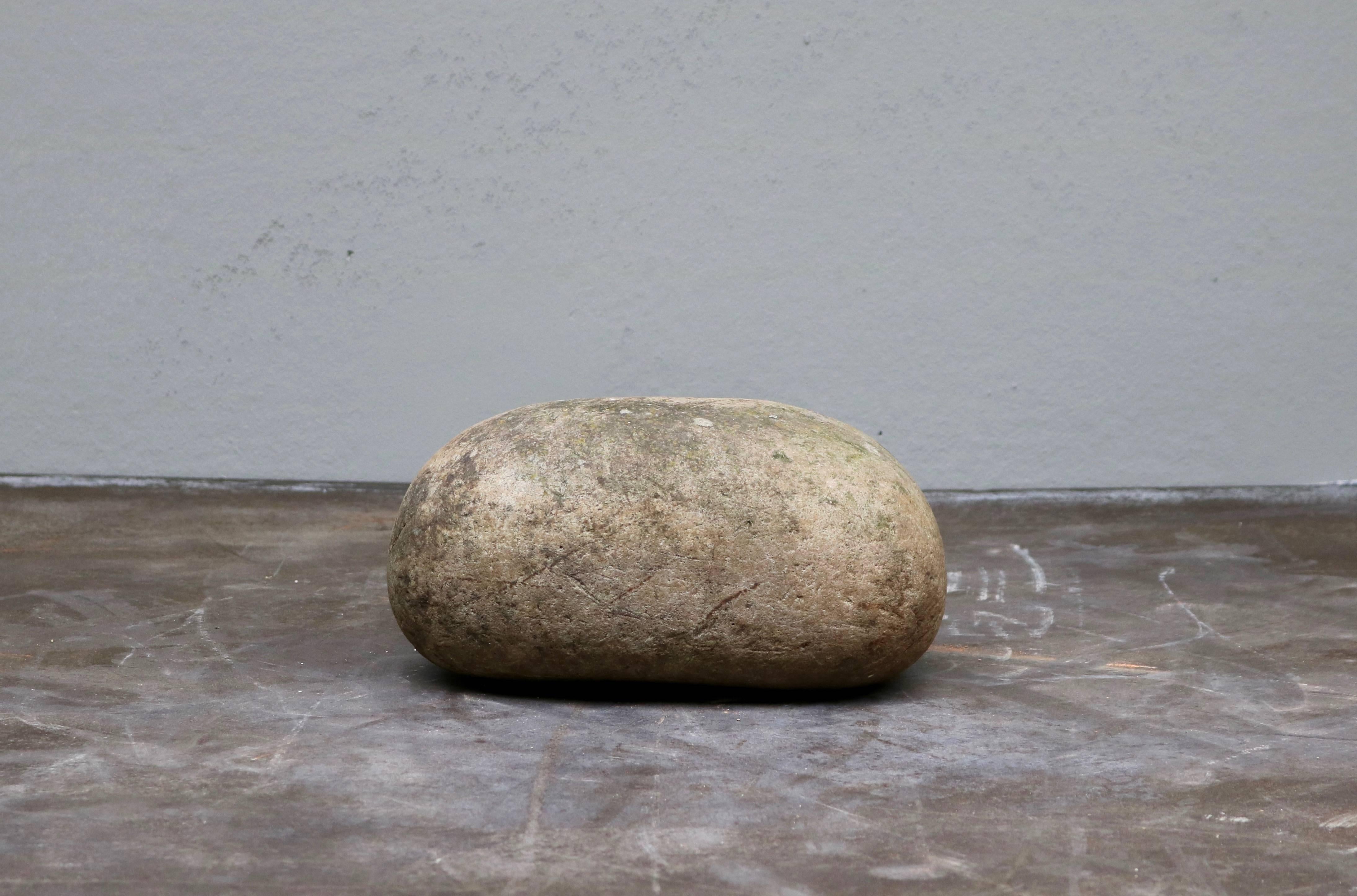 Folk Art Ancient Mortar in Granite from the Danish Middle Ages For Sale