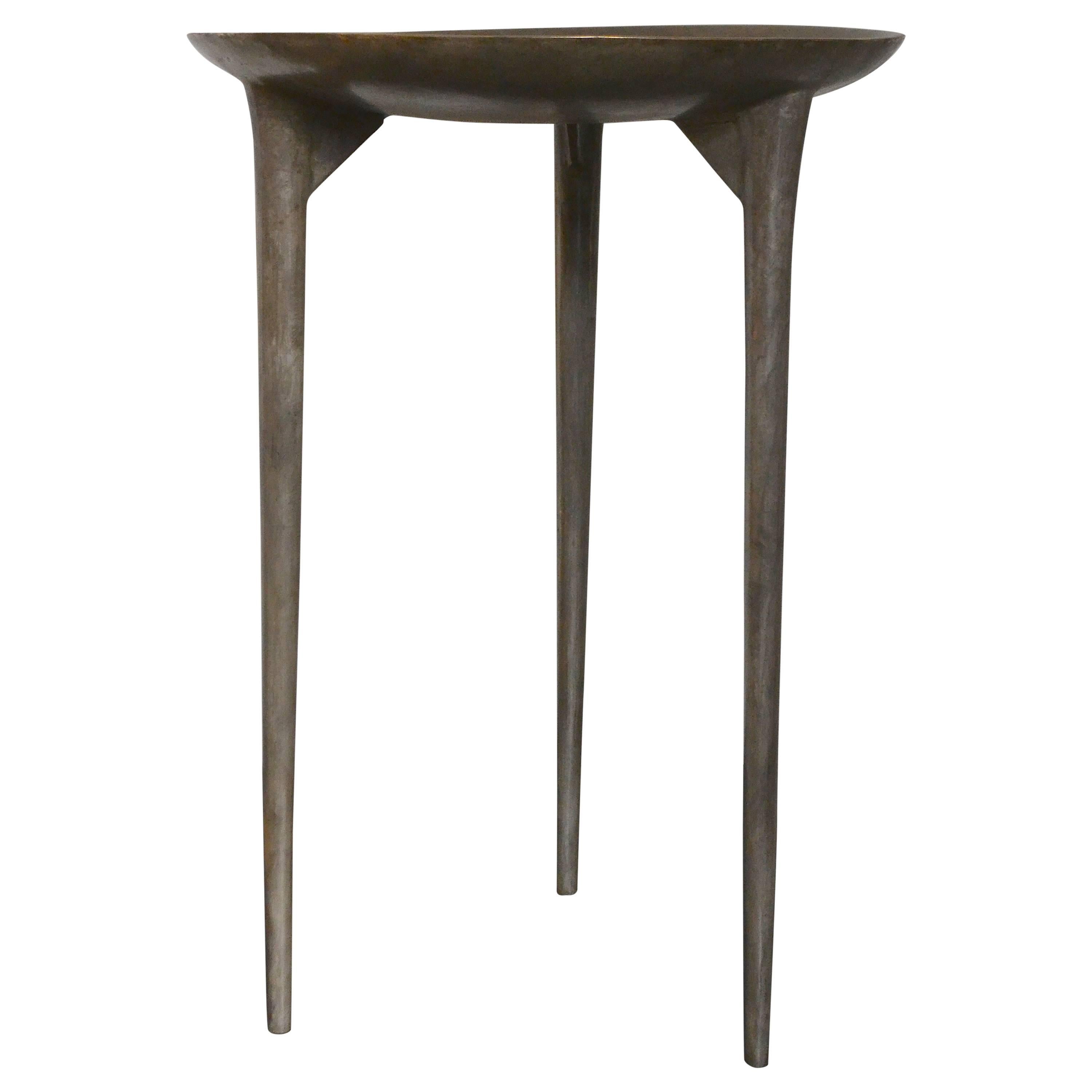 Rick Owens Table in Solid Bronze For Sale
