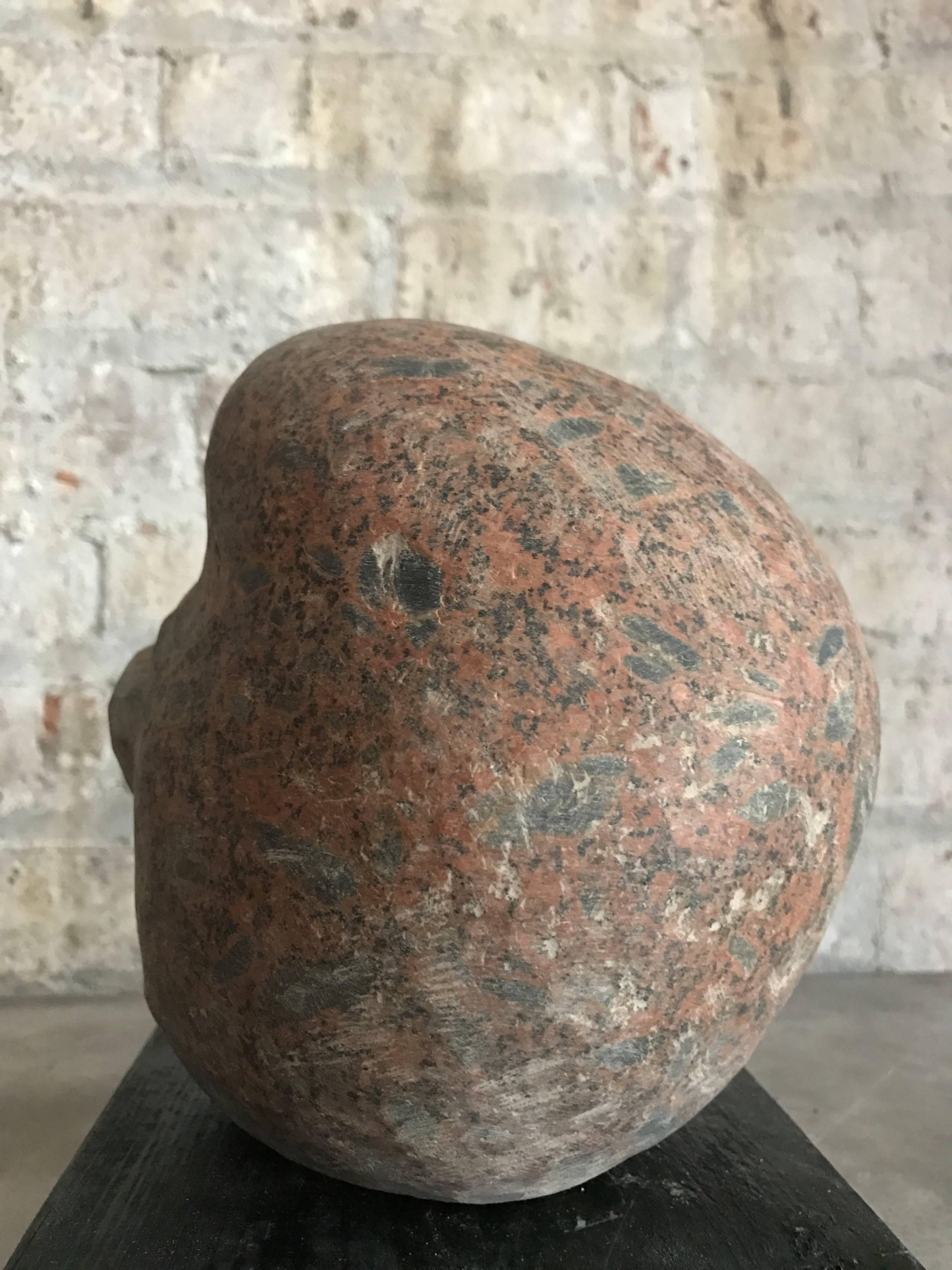 Abstract Sculpture in Granite In Good Condition For Sale In Copenhagen, DK