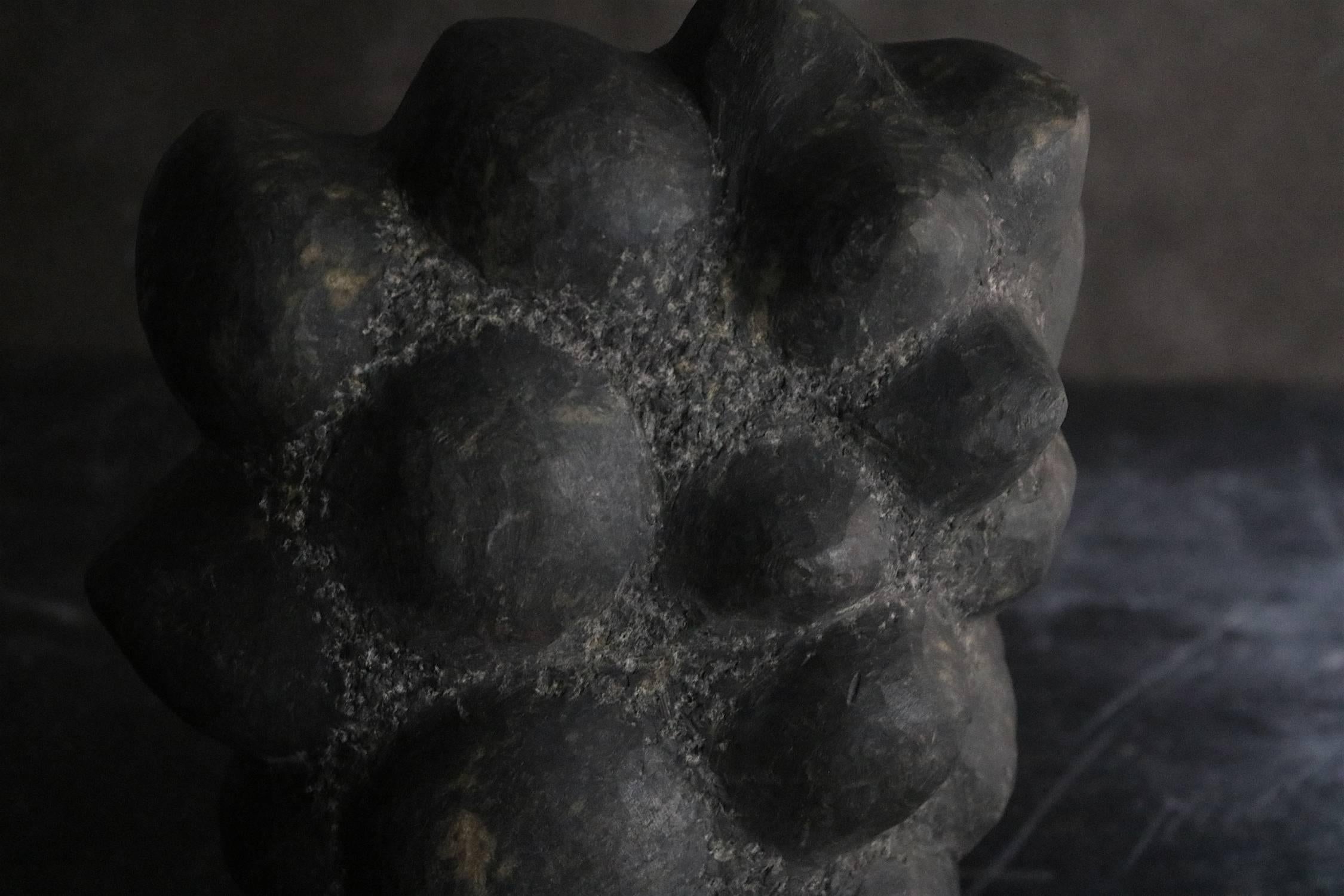 Modern Unique Sculpture in Granite by a Danish Unknown Artist For Sale