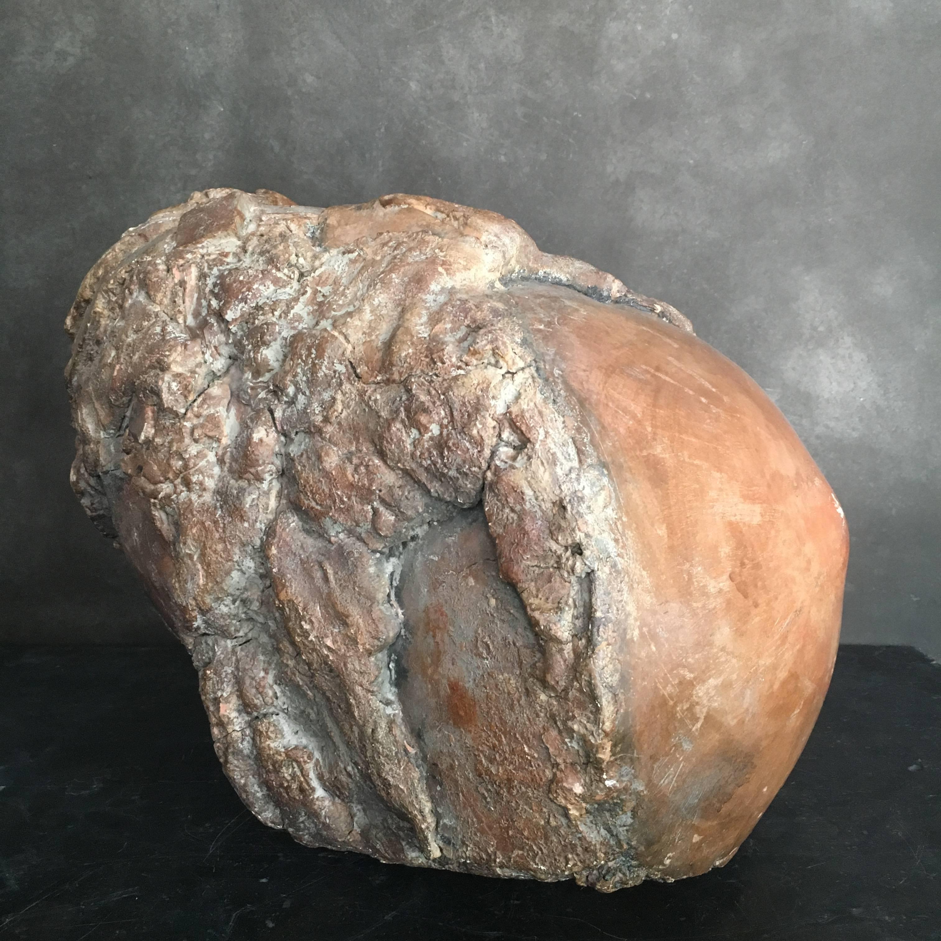 French Unique Stoneware Sculpture by an Unknown Artist For Sale