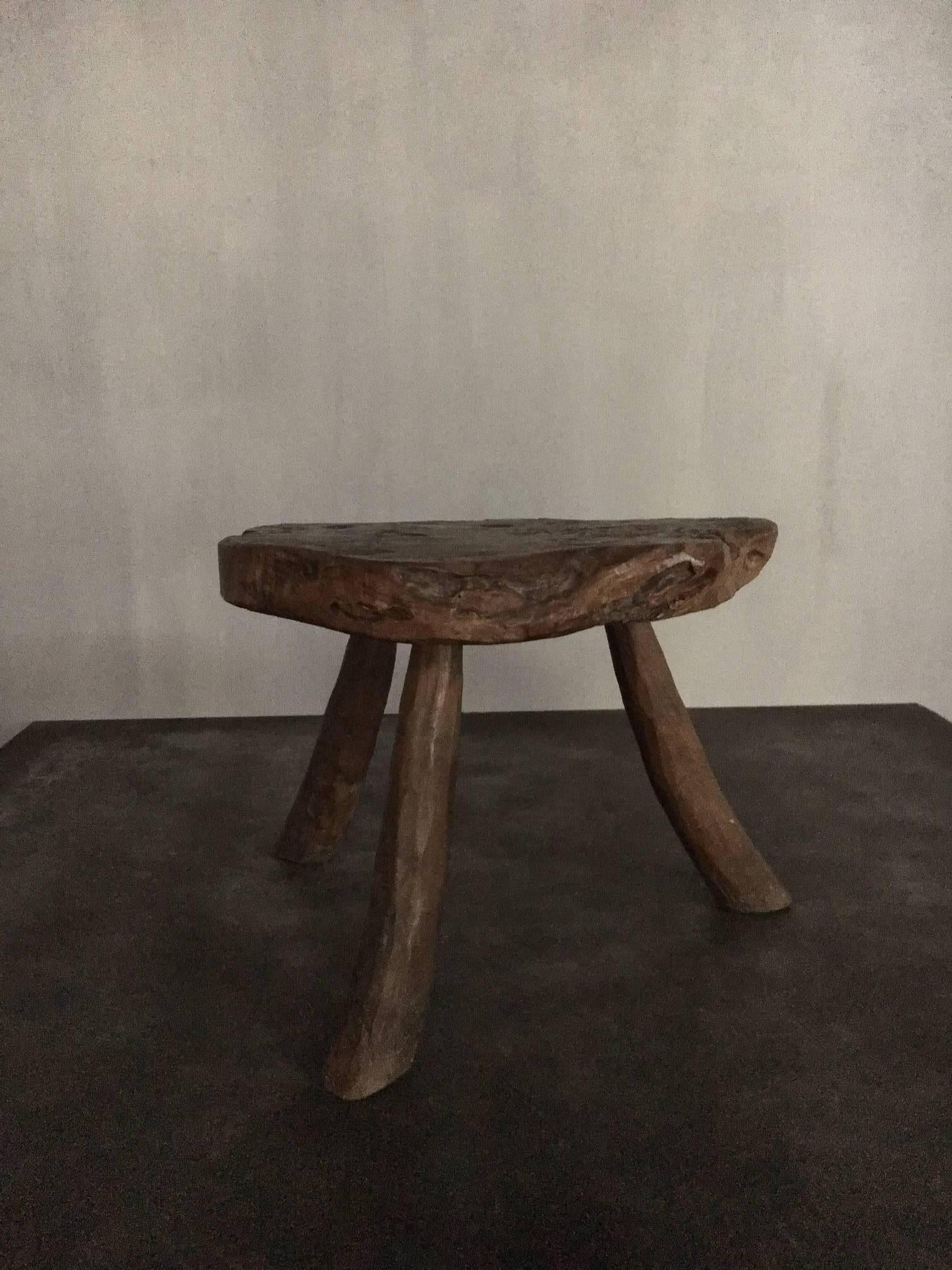 Lovely Wooden Dutch Stool In Good Condition For Sale In Copenhagen, DK