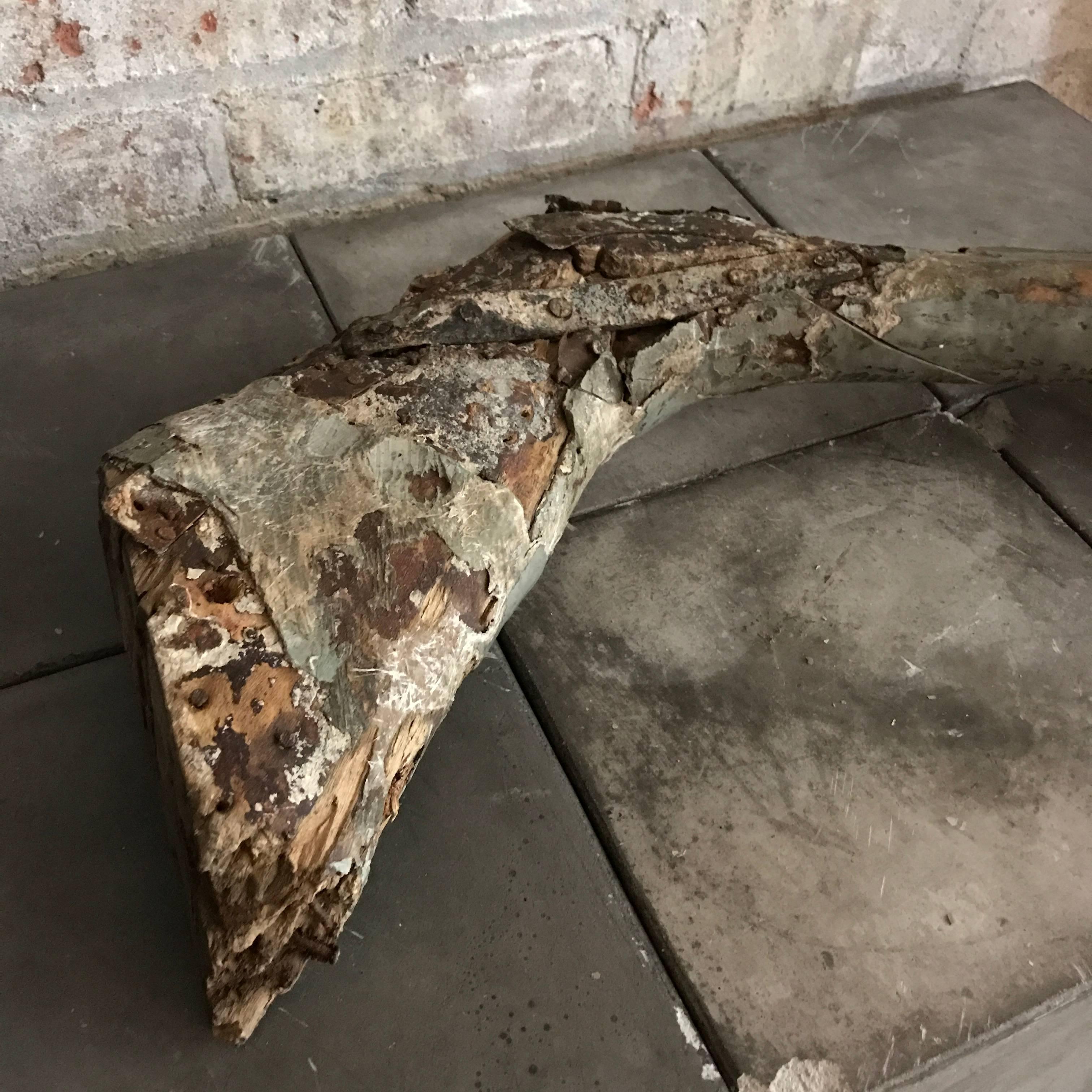 20th Century Antique Horse Leg from an American Carousel For Sale
