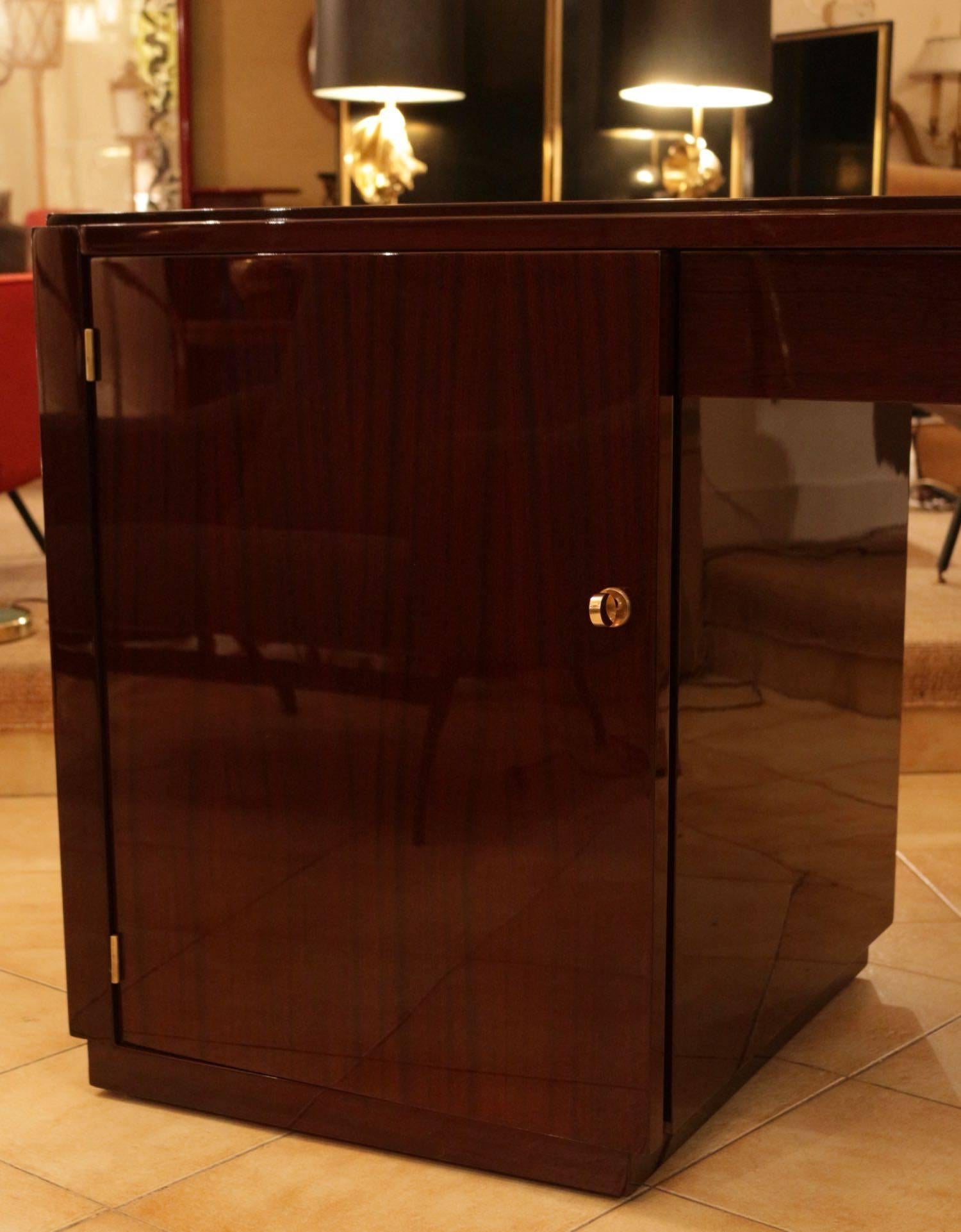 Modernist Art Deco Desk In Excellent Condition In Saint-Ouen, FR