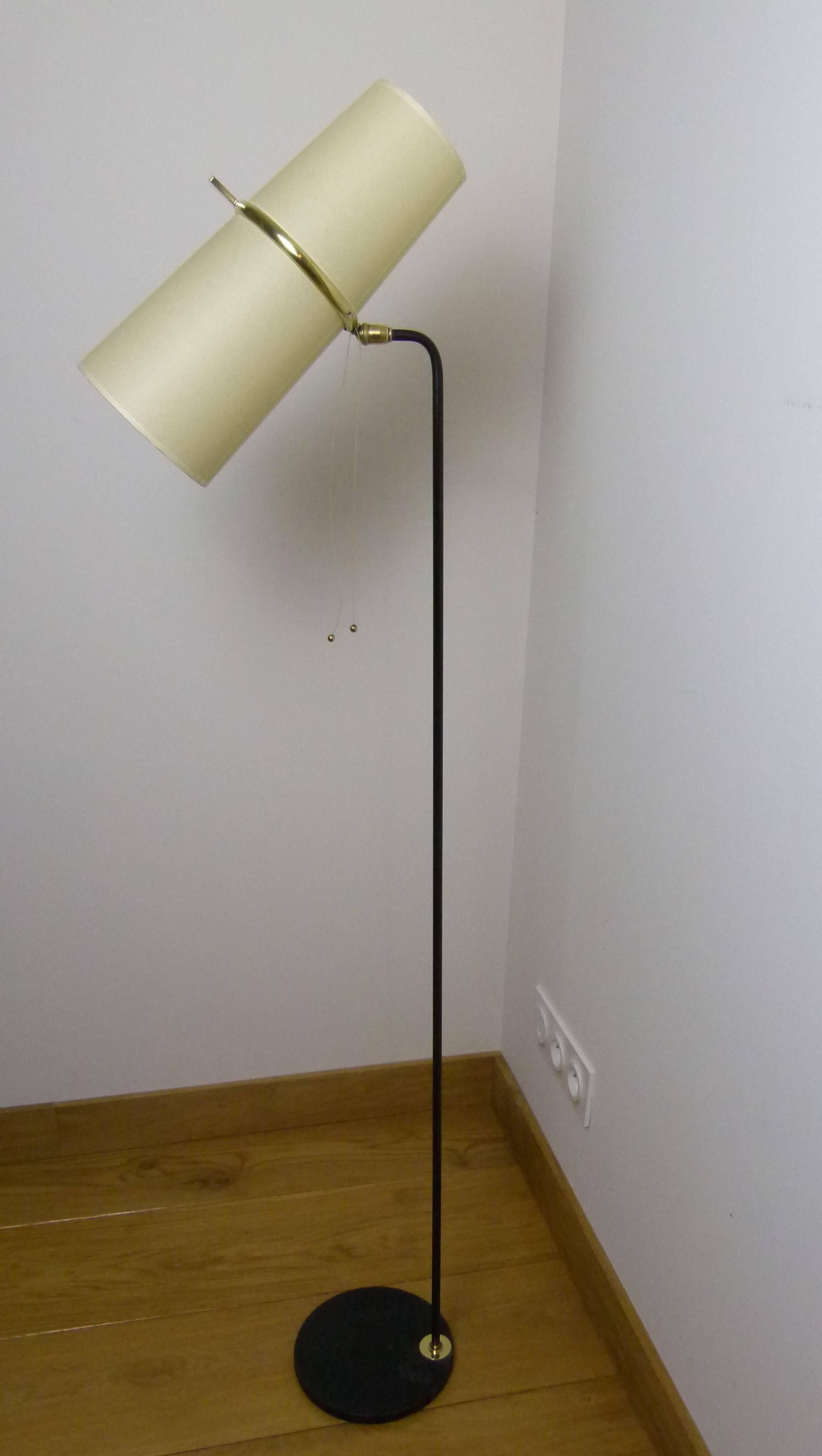 Mid-Century Modern 1950s Floor Lamp by Maison Lunel