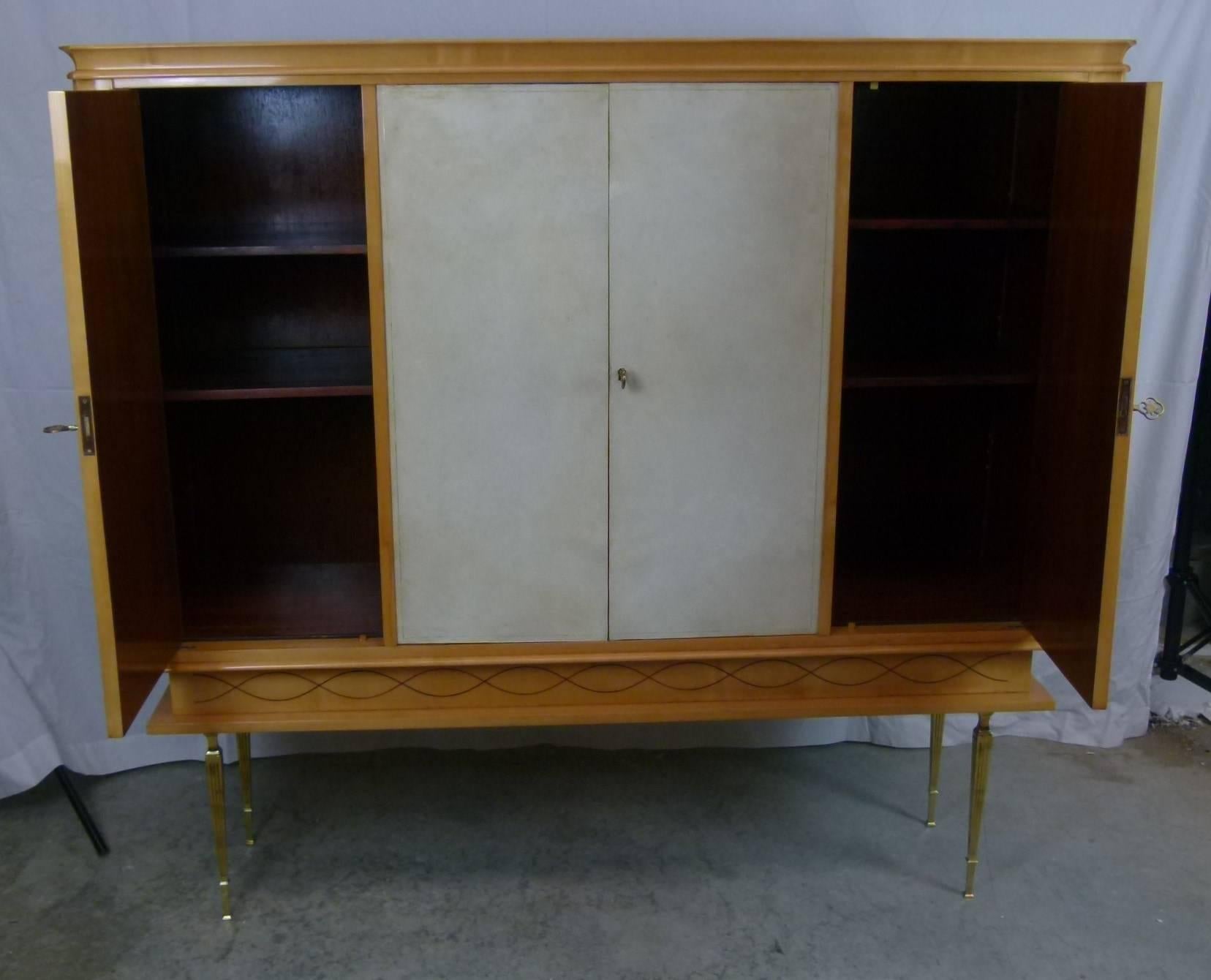 20th Century Bar Cabinet in Sycomore