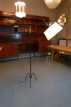 lampadaire pendulaire des années 1950 par Maison Lunel
