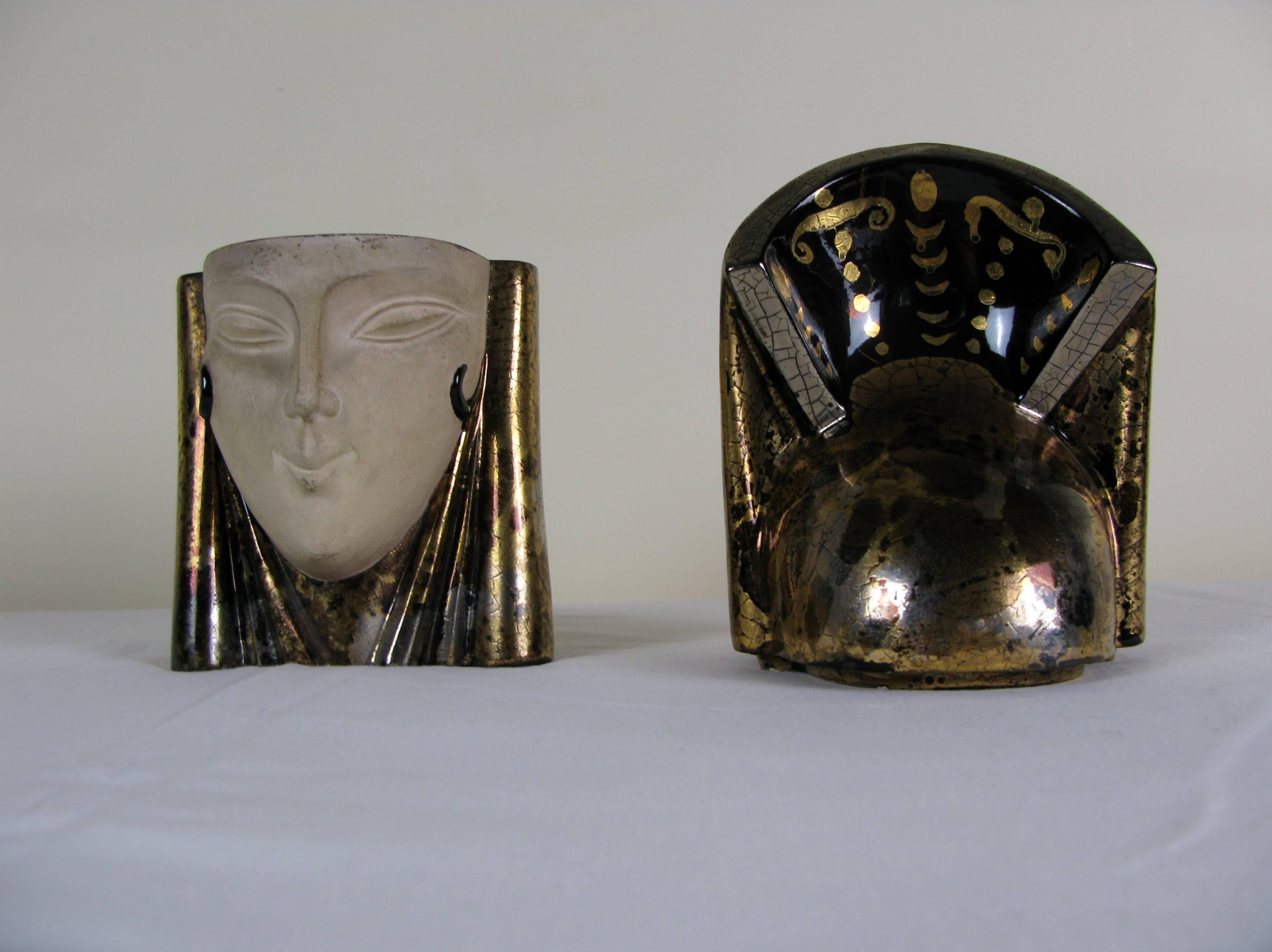 Egyptian Art Deco Head Candy Box by ROBJ 2